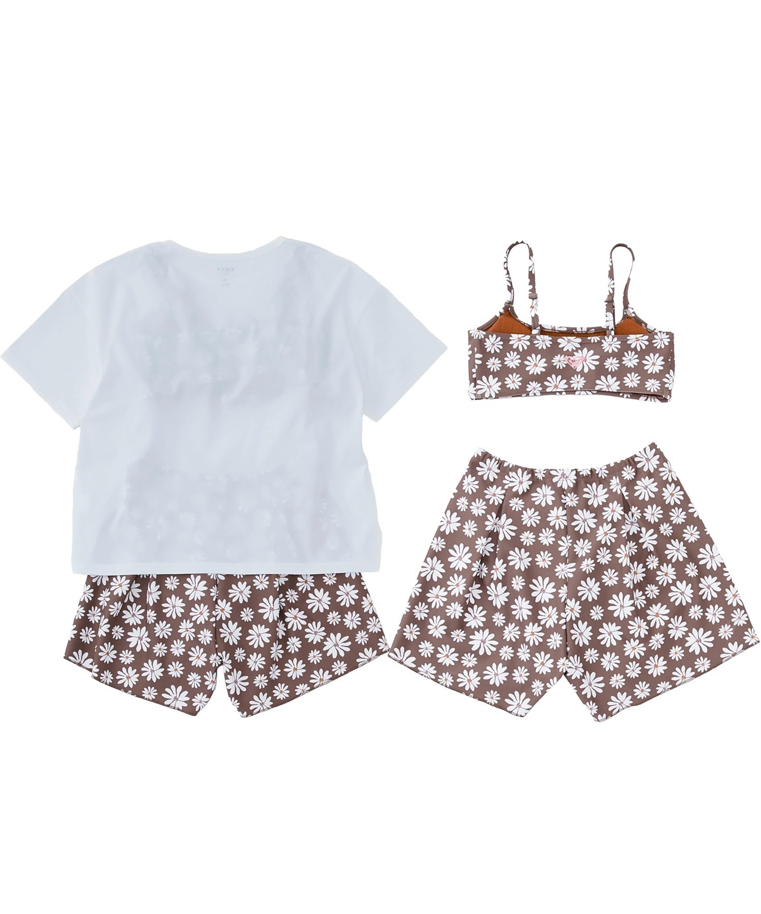 ROXY ロキシー 水着 セット キッズ 子供 女の子 3点セット PEAKDAY