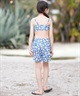 ROXY ロキシー 水着 セット キッズ 子供 女の子 3点セット PEAKDAY TSW261102(BLU-120cm)