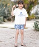 ROXY ロキシー 水着 セット キッズ 子供 女の子 3点セット PEAKDAY TSW261102(BLU-120cm)