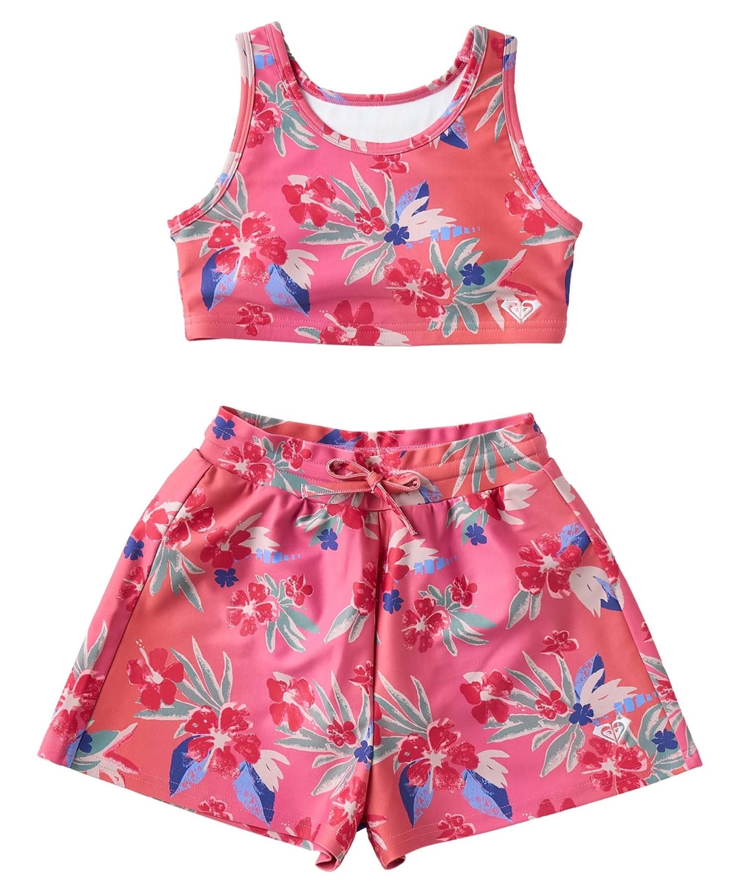 ROXY ロキシー 水着 3点セット キッズ ジュニア 子供 水陸両用