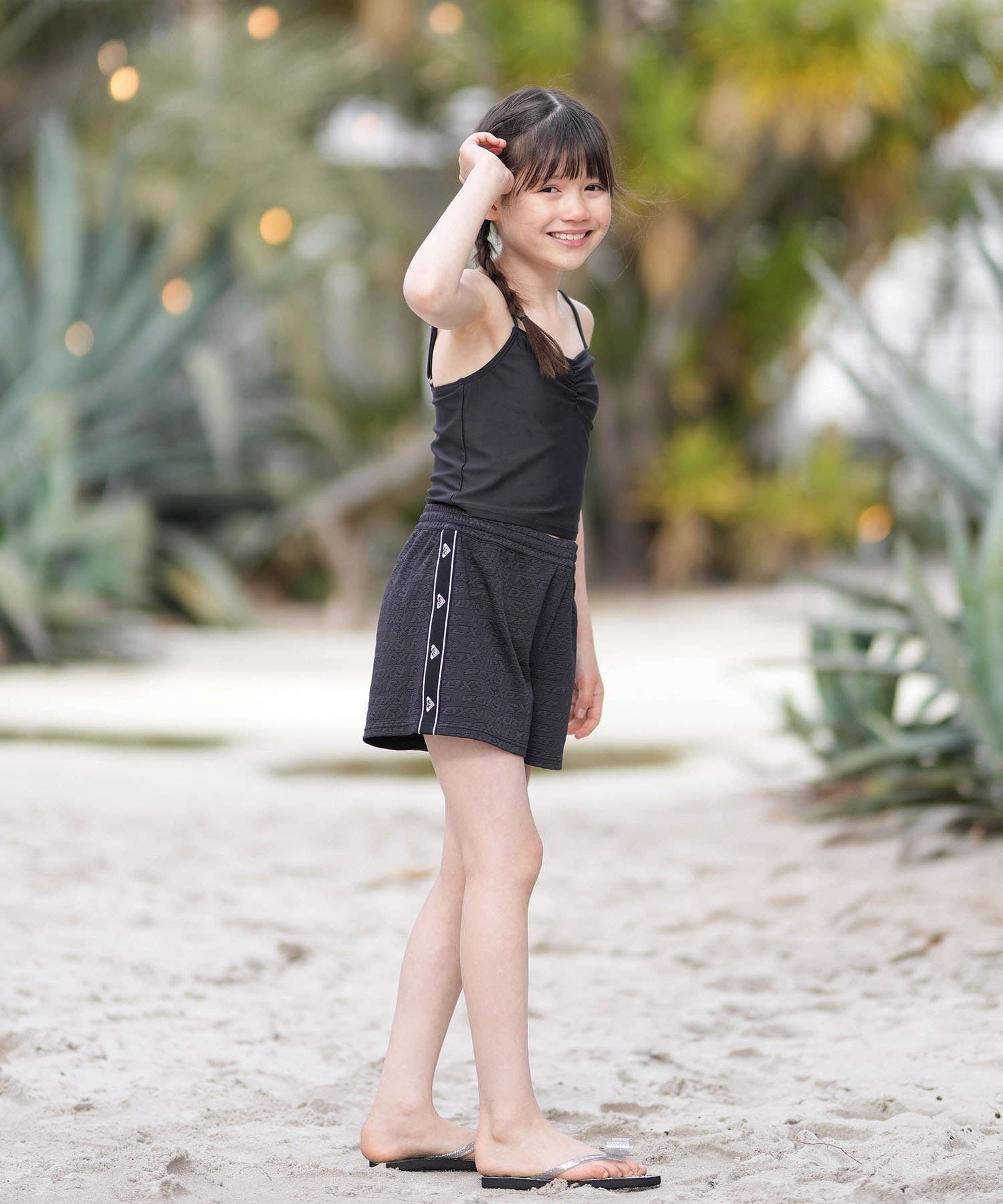 ROXY ロキシー 水着 4点セット キッズ ジュニア 子供 水陸両用