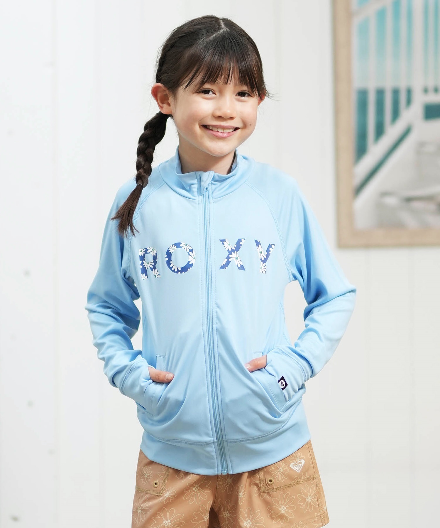 ROXY ロキシー キッズ ジュニア 子供 水陸両用 SPLASHY STAND ジップ