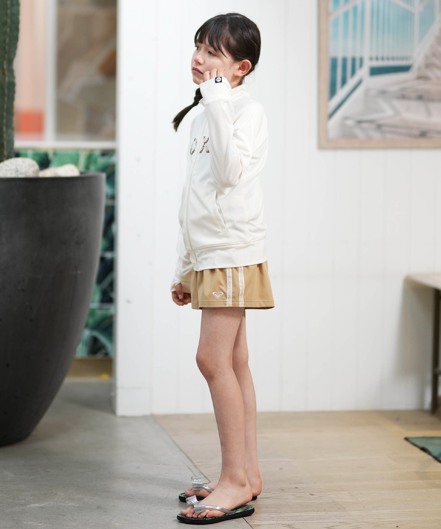 ROXY ロキシー キッズ ジュニア 子供 水陸両用 SPLASHY STAND ジップ