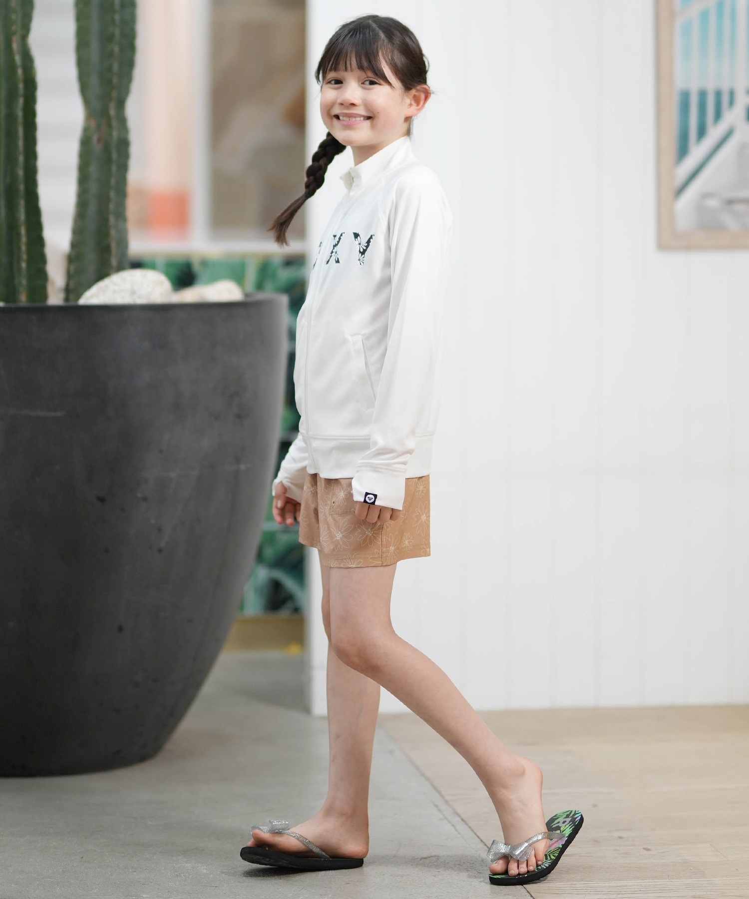 ROXY ロキシー キッズ ジュニア 子供 水陸両用 SPLASHY STAND ジップ