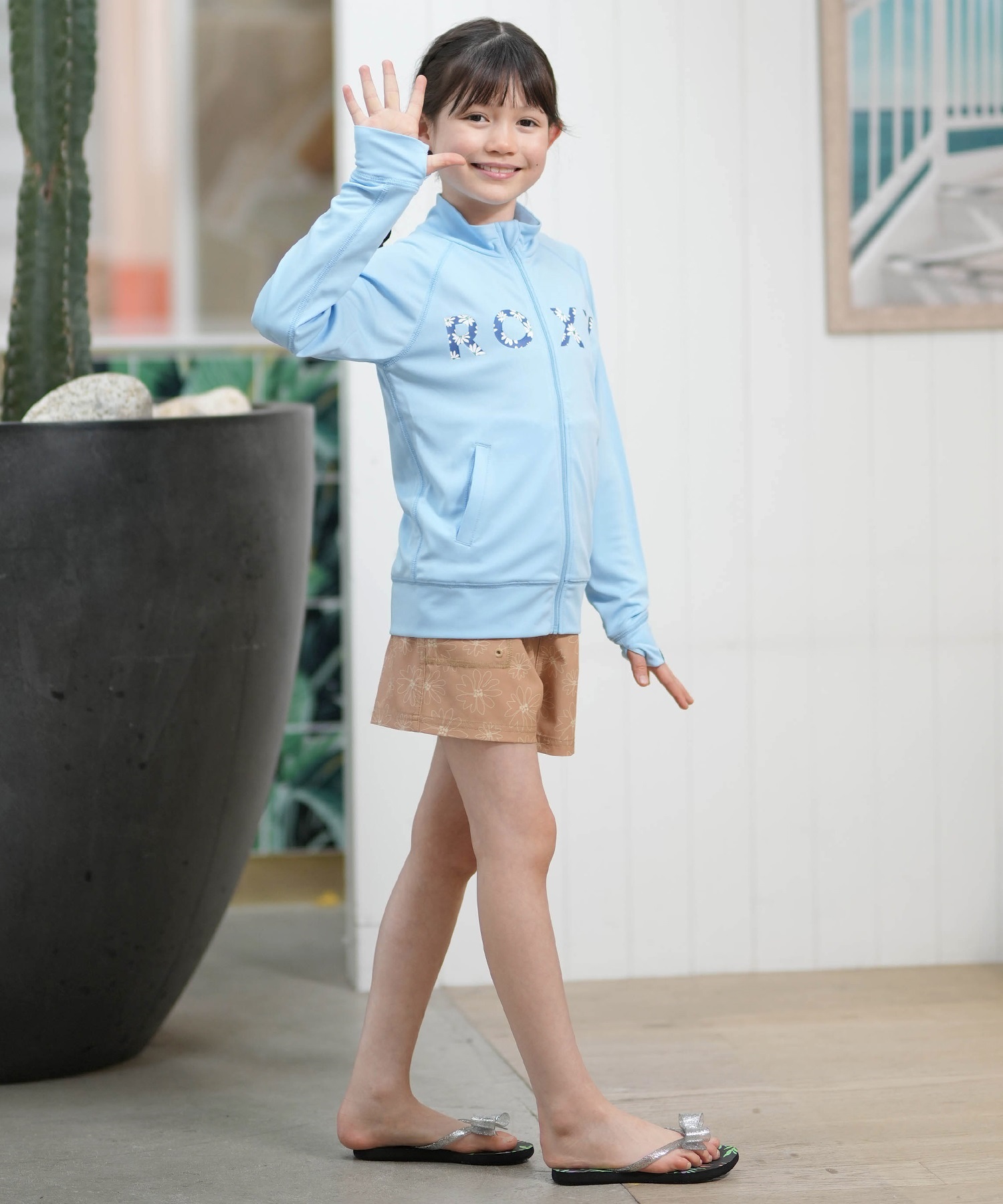 ROXY ロキシー キッズ ジュニア 子供 水陸両用 SPLASHY STAND ジップ