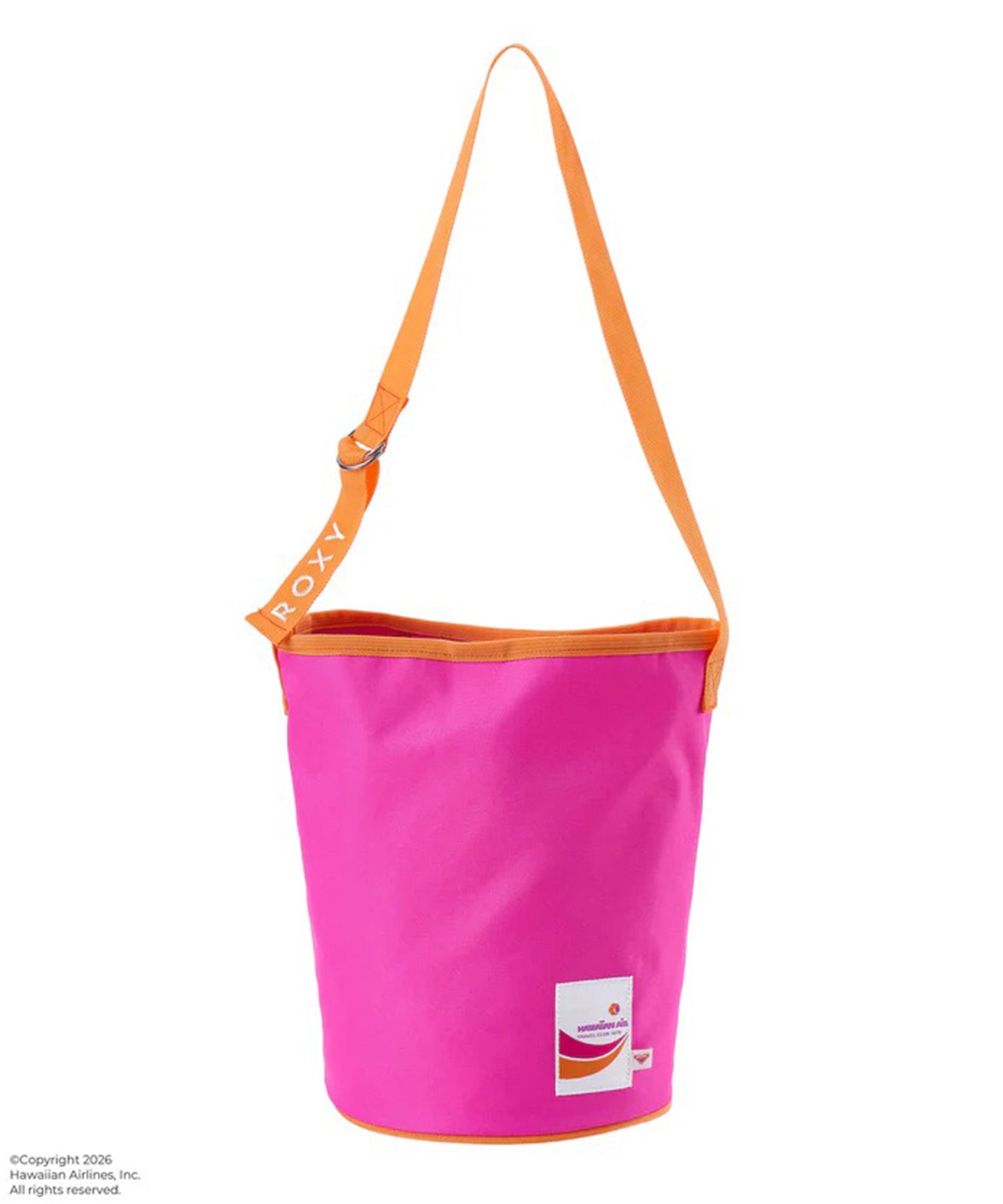 ROXY ロキシー HAWAIIAN AIRLINES コラボ トートバッグ 2WAY バケツ型