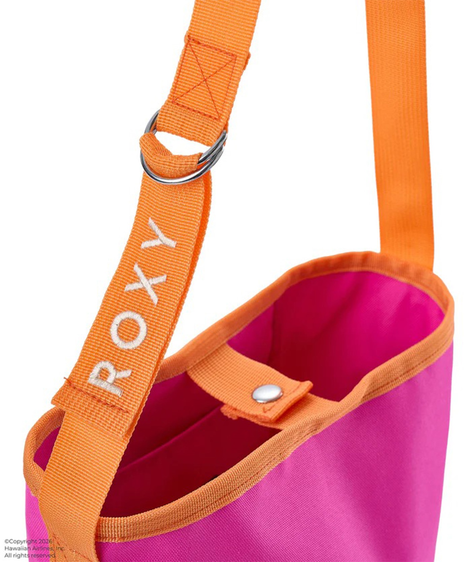 ROXY ロキシー HAWAIIAN AIRLINES コラボ トートバッグ 2WAY バケツ型
