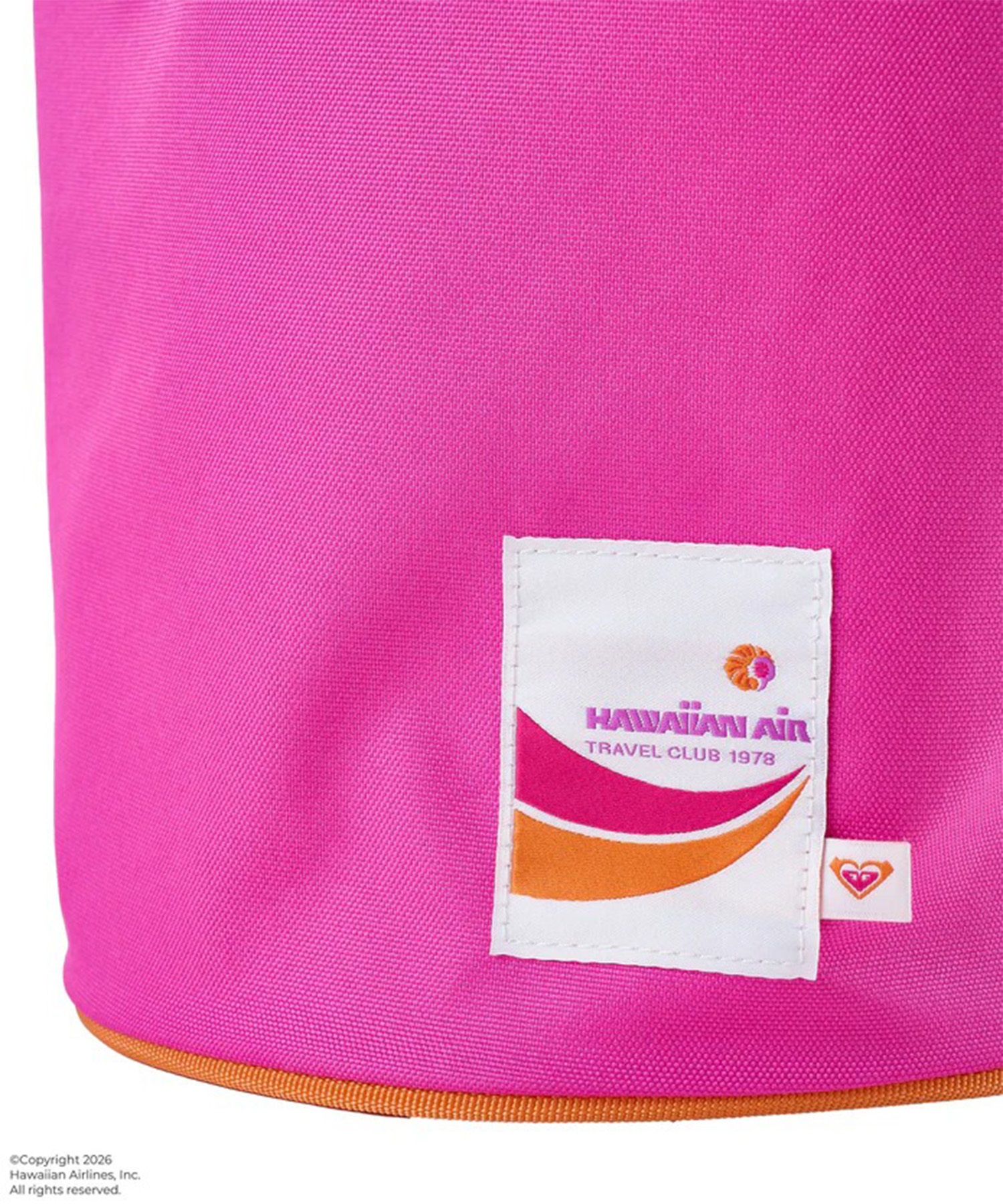 ROXY ロキシー HAWAIIAN AIRLINES コラボ トートバッグ 2WAY バケツ型