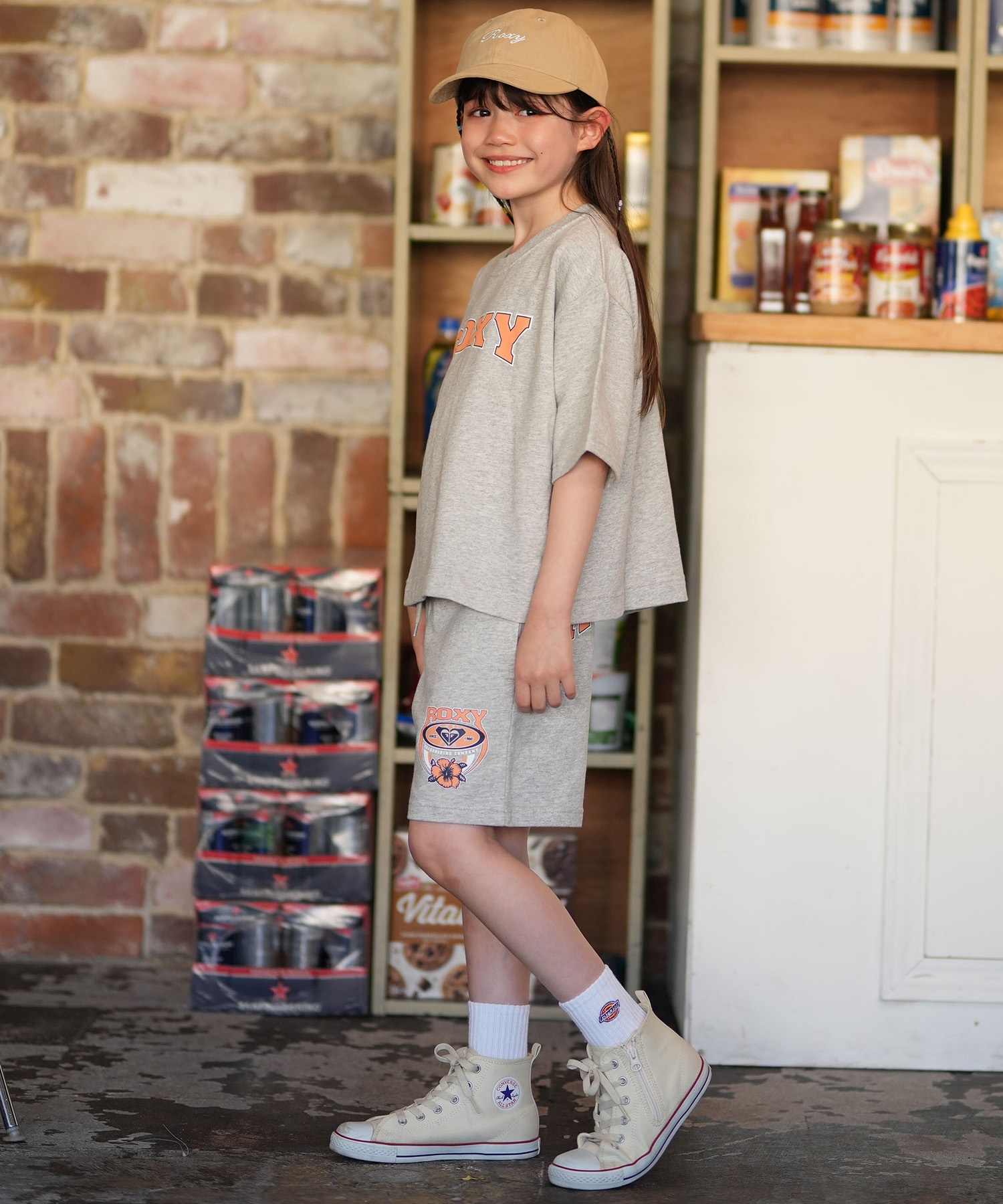 ROXY ロキシー キャップ キッズ 子供 MINI SANDLINE CAP TCP261122(BEG-FREE)