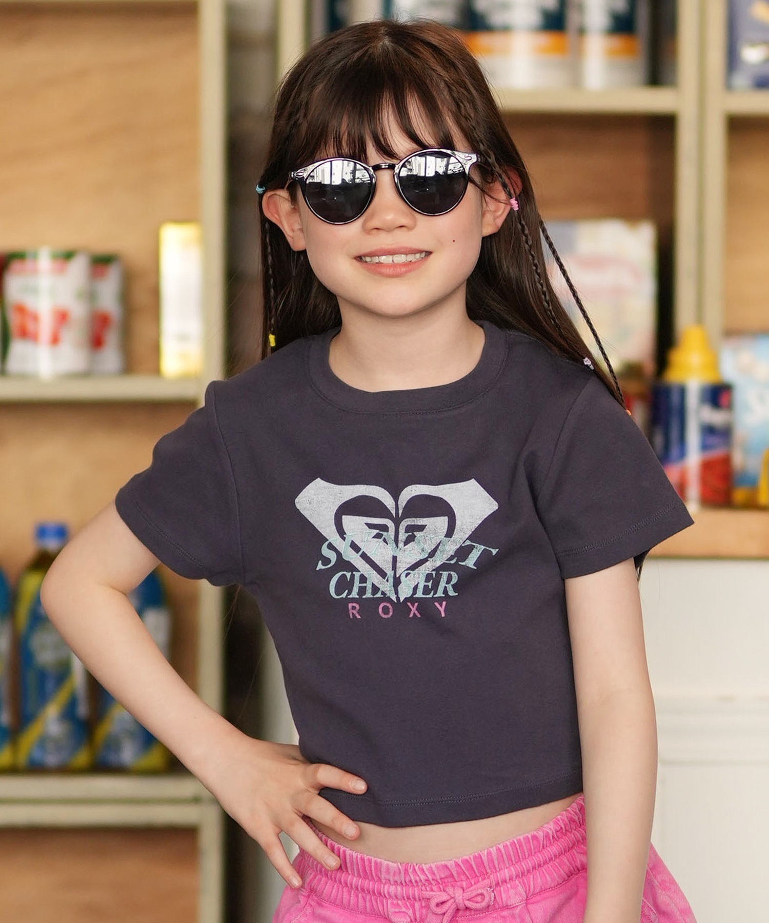 ROXY ロキシー サングラス キッズ 偏光 MINI SALT HORIZON SUN