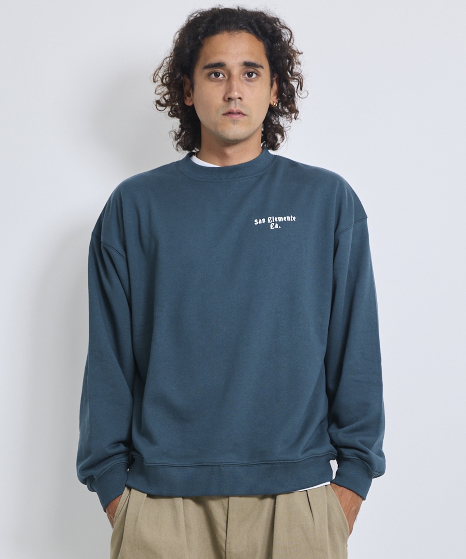 LOST ロスト トレーナー スウェット メンズ 裏毛 CROSSED CREW SWEAT