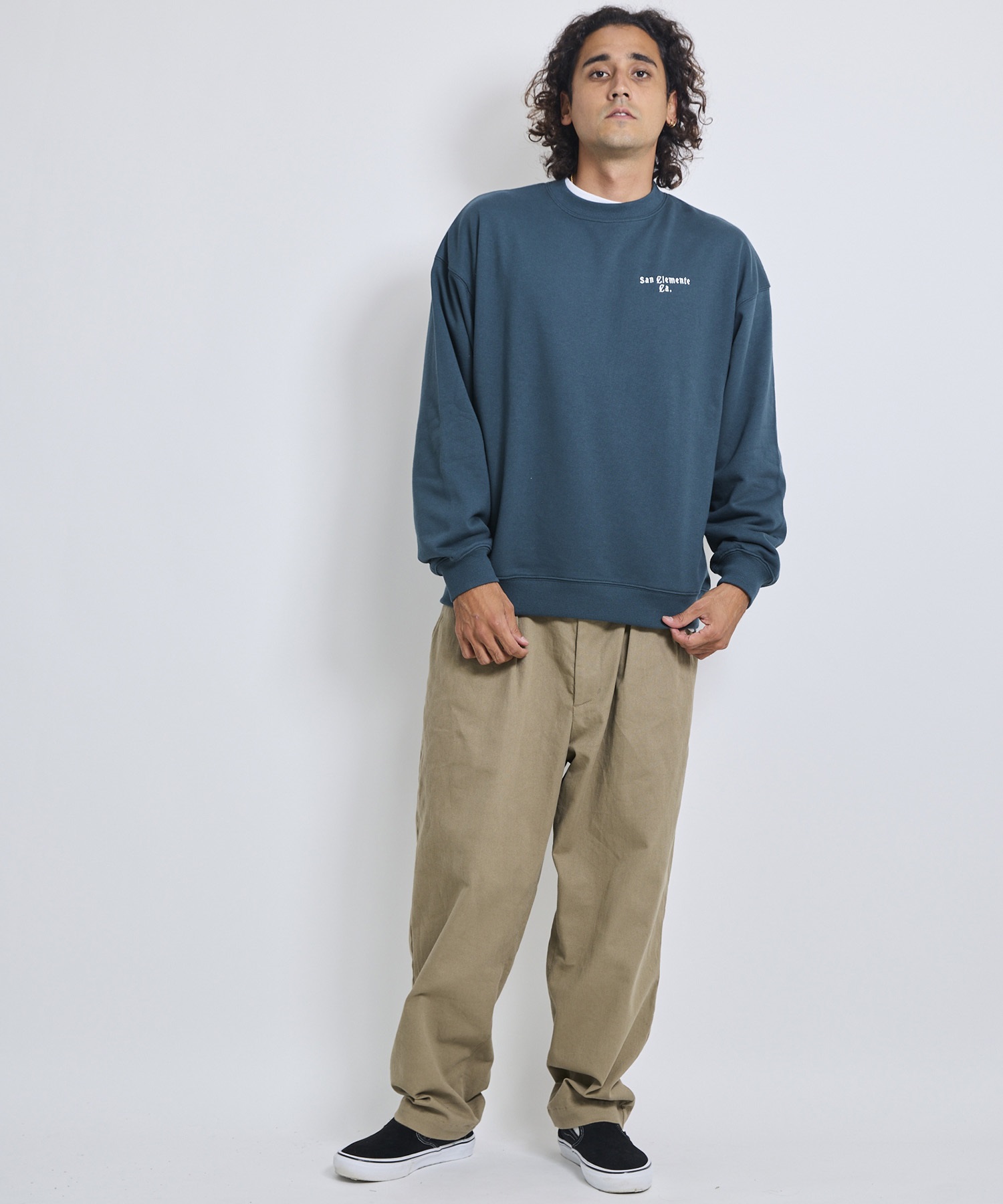 LOST ロスト トレーナー スウェット メンズ 裏毛 CROSSED CREW SWEAT