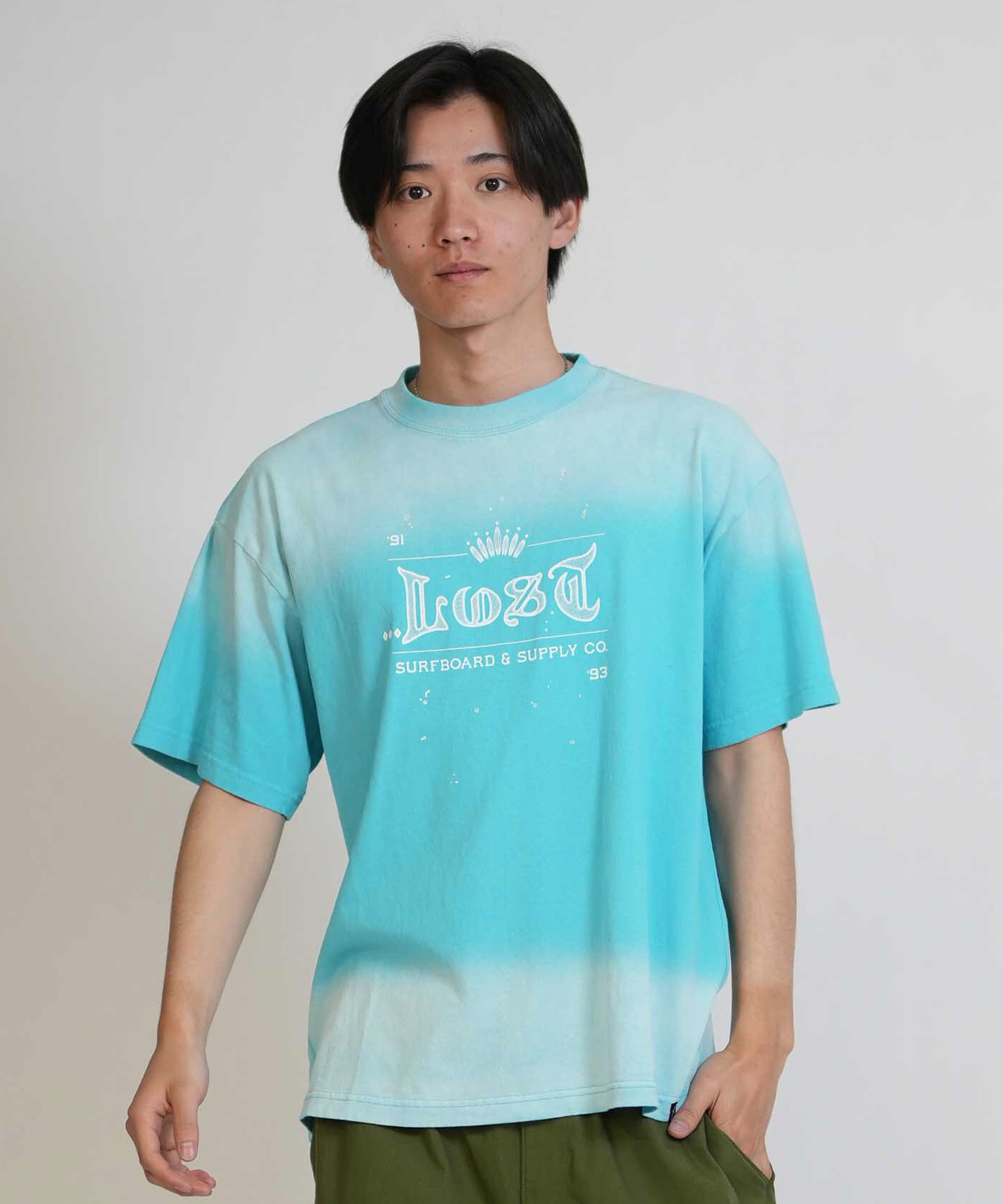 LOST ロスト 半袖 Tシャツ メンズ サーフTシャツ KING SKULLY TEE LM6S