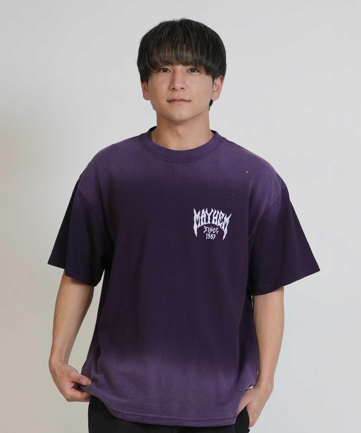 LOST ロスト 半袖 Tシャツ メンズ バックプリント MEYHEM SINCE 87 TEE