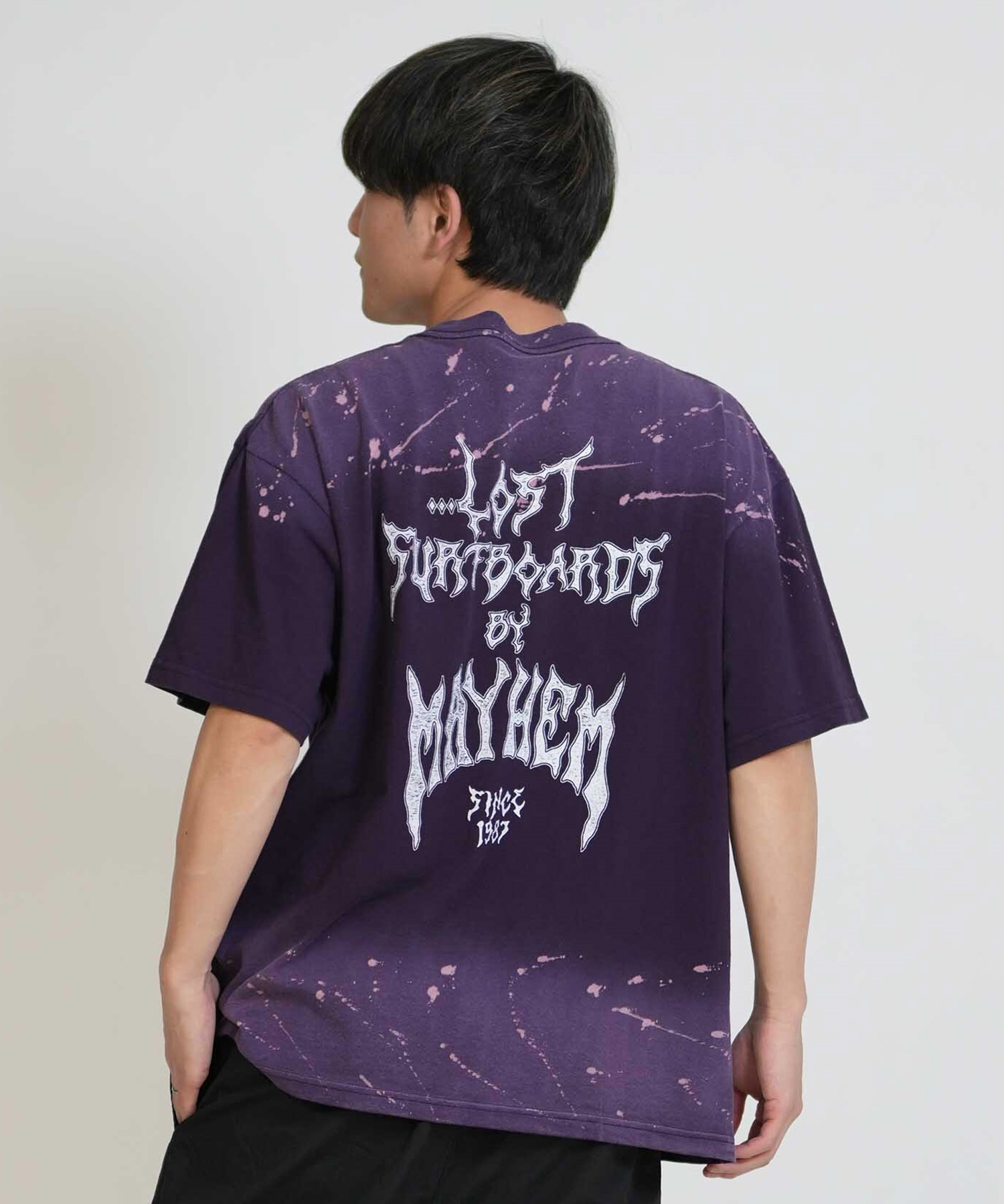 LOST ロスト 半袖 Tシャツ メンズ バックプリント MEYHEM SINCE 87 TEE