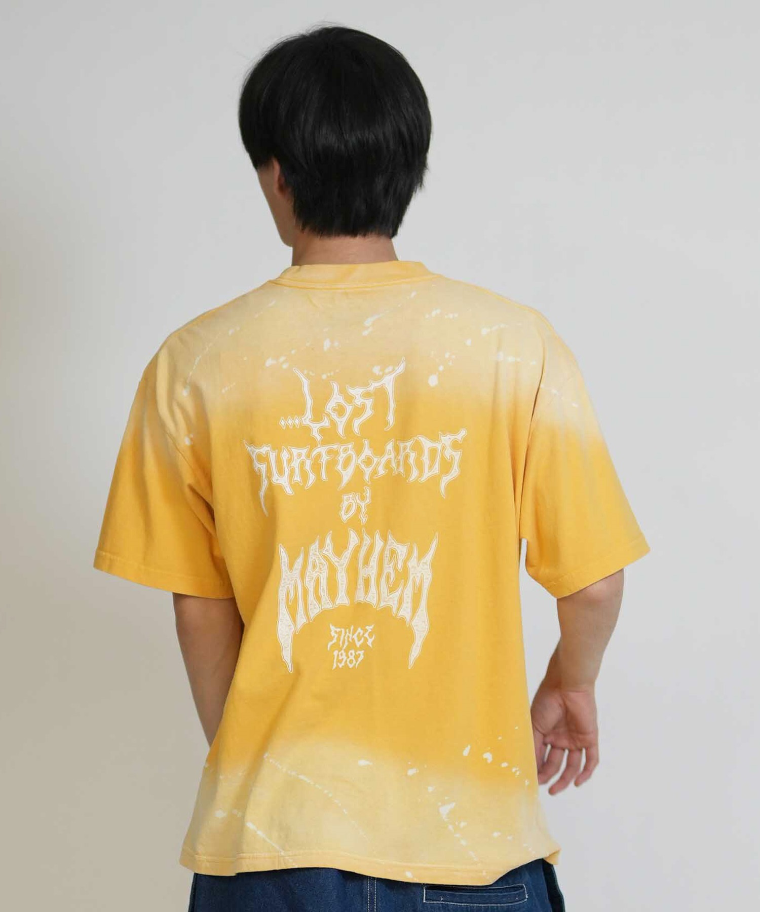 LOST ロスト 半袖 Tシャツ メンズ バックプリント MEYHEM SINCE 87 TEE
