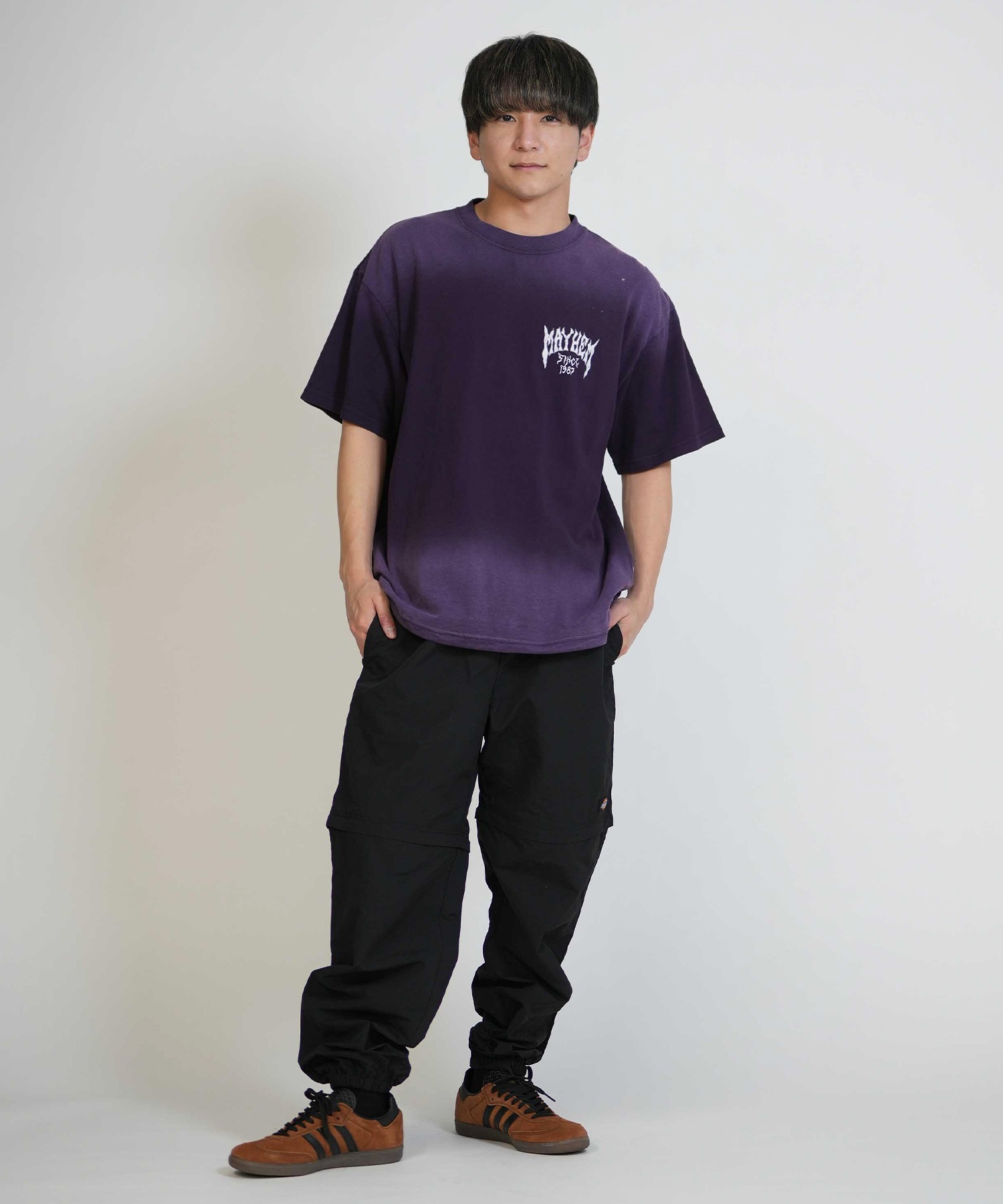 LOST ロスト 半袖 Tシャツ メンズ バックプリント MEYHEM SINCE 87 TEE