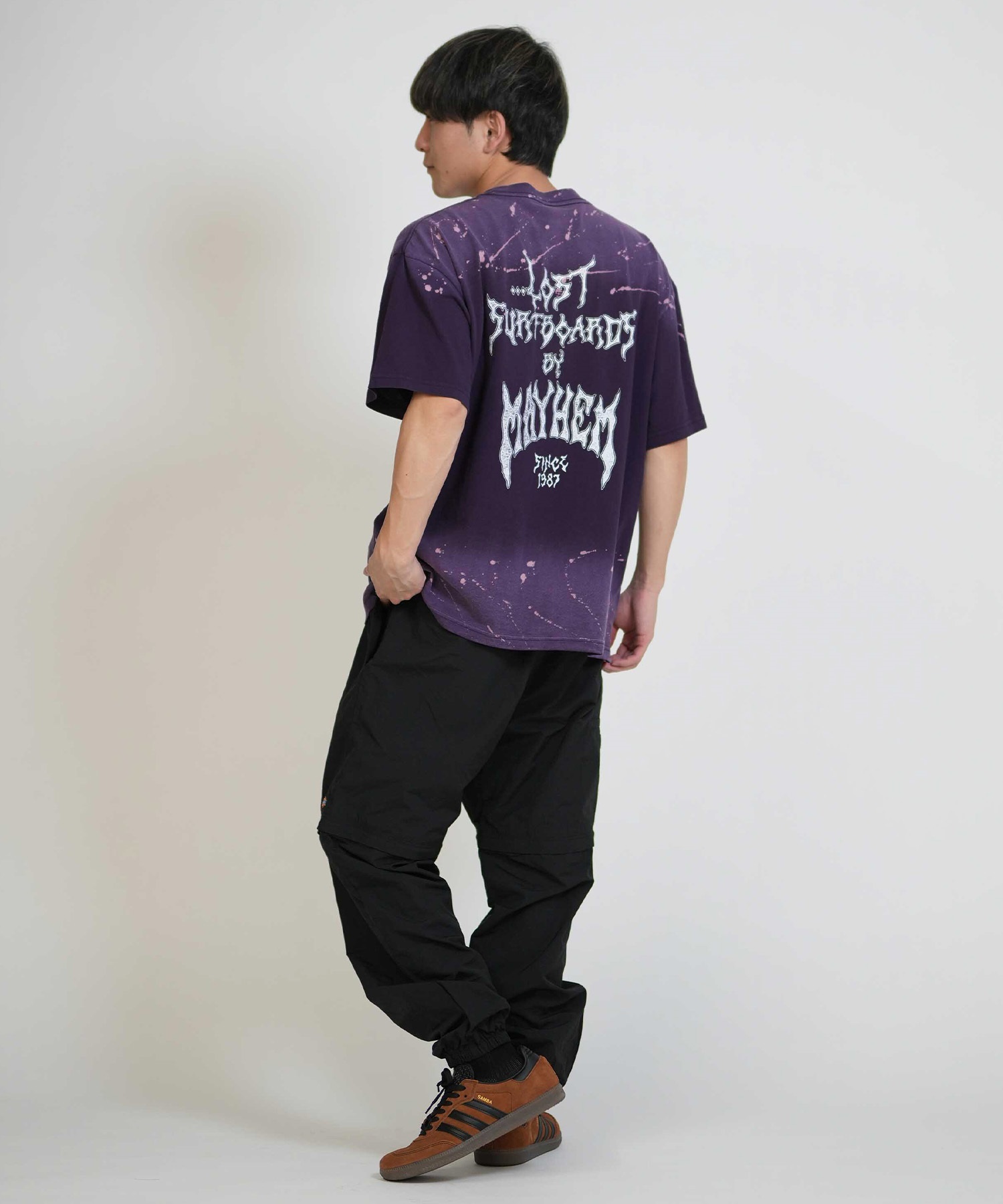 LOST ロスト 半袖 Tシャツ メンズ バックプリント MEYHEM SINCE 87 TEE