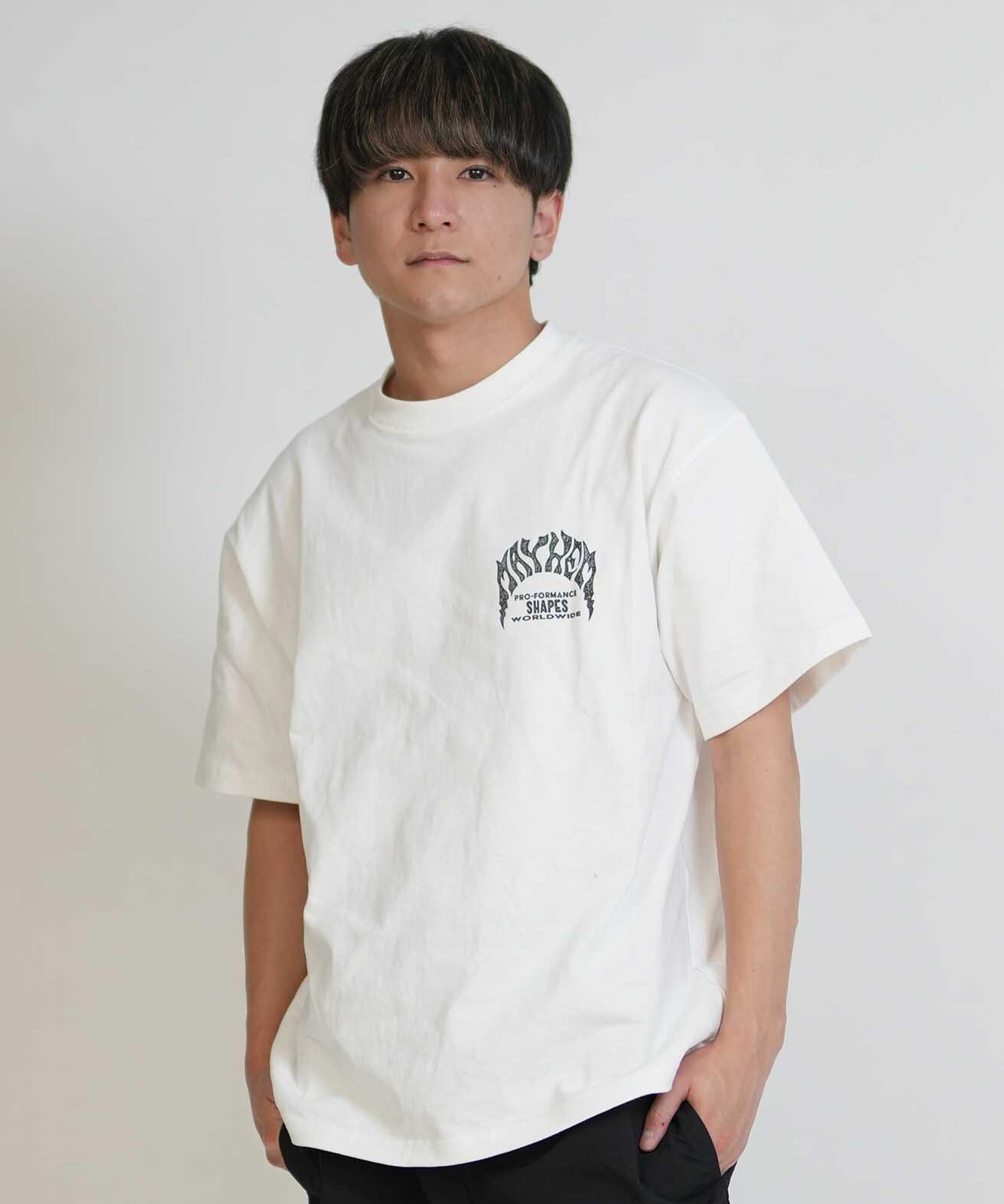 LOST ロスト 半袖 Tシャツ メンズ グラフィック MEYHEM SPRAY TEE LM6S