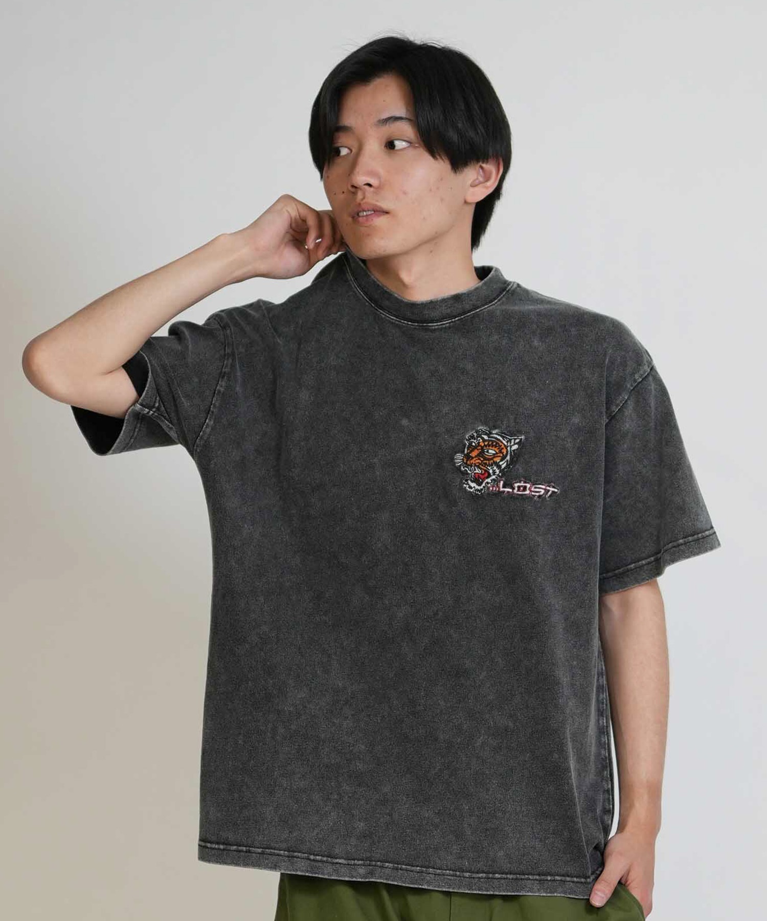 LOST ロスト 半袖 Tシャツ メンズ バックプリント JAPAN LAM TEE LM6S