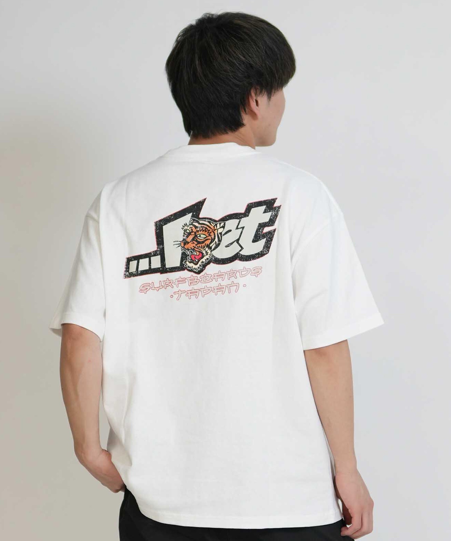 LOST ロスト 半袖 Tシャツ メンズ バックプリント JAPAN LAM TEE LM6S