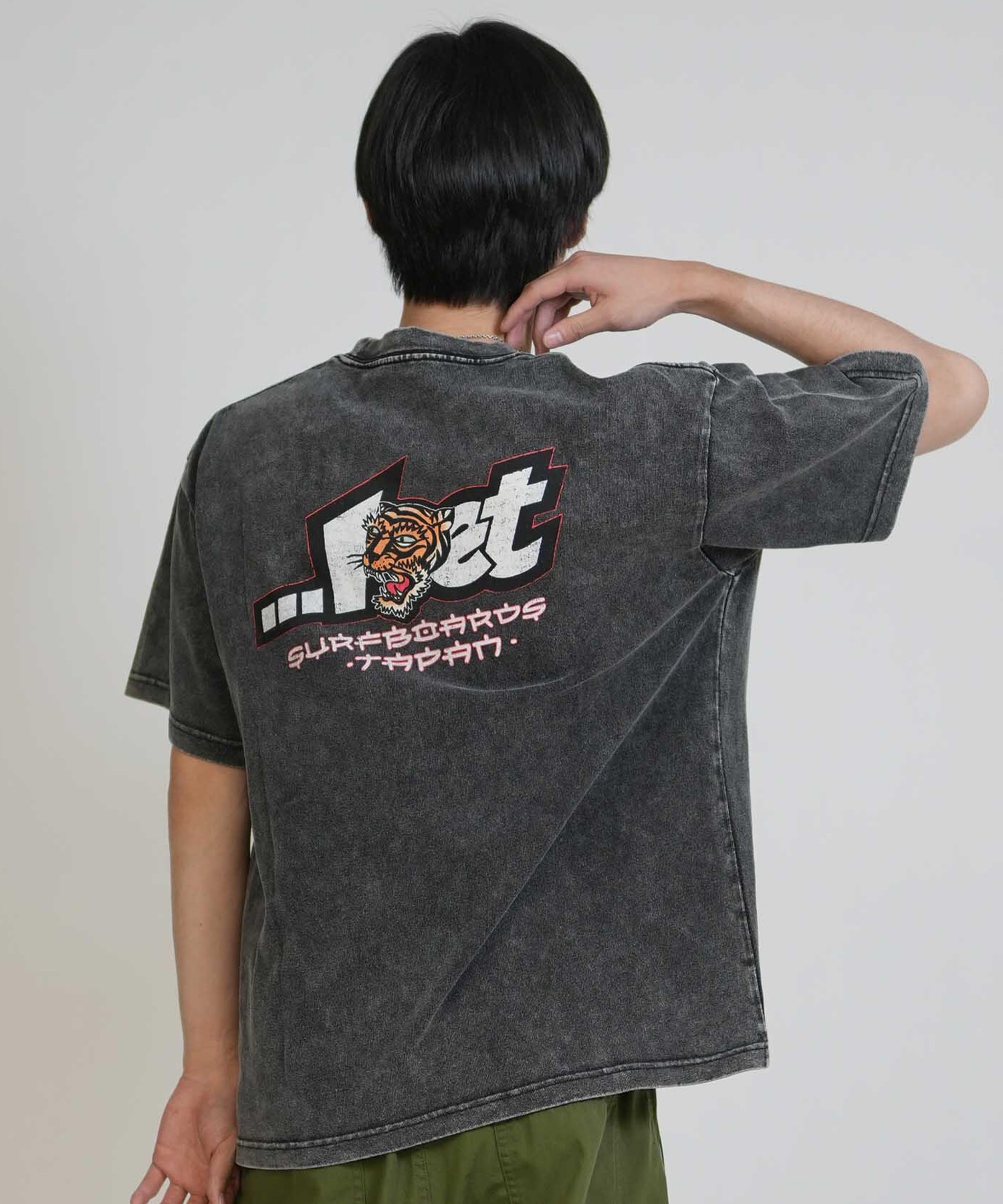 LOST ロスト 半袖 Tシャツ メンズ バックプリント JAPAN LAM TEE LM6S