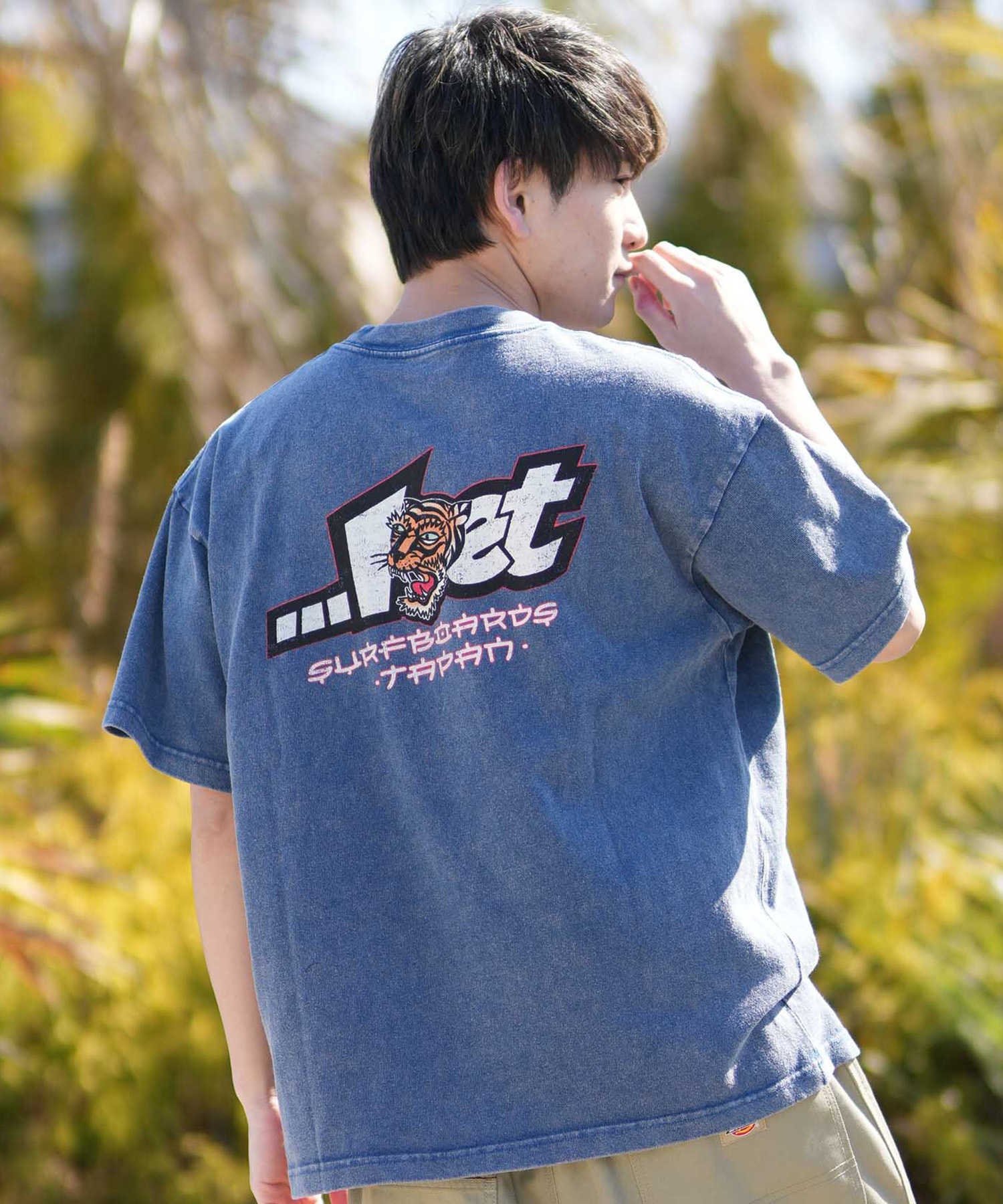 LOST ロスト 半袖 Tシャツ メンズ バックプリント JAPAN LAM TEE LM6S