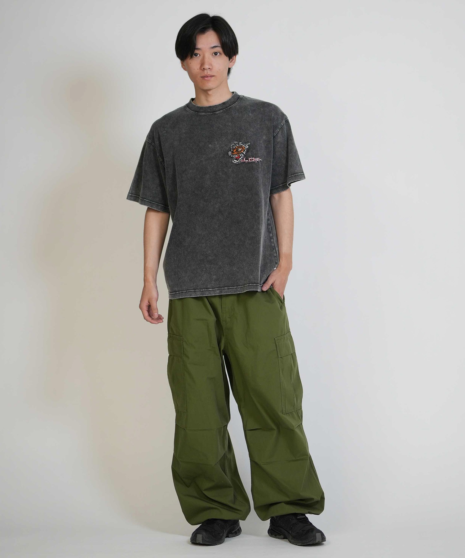 LOST ロスト 半袖 Tシャツ メンズ バックプリント JAPAN LAM TEE LM6S