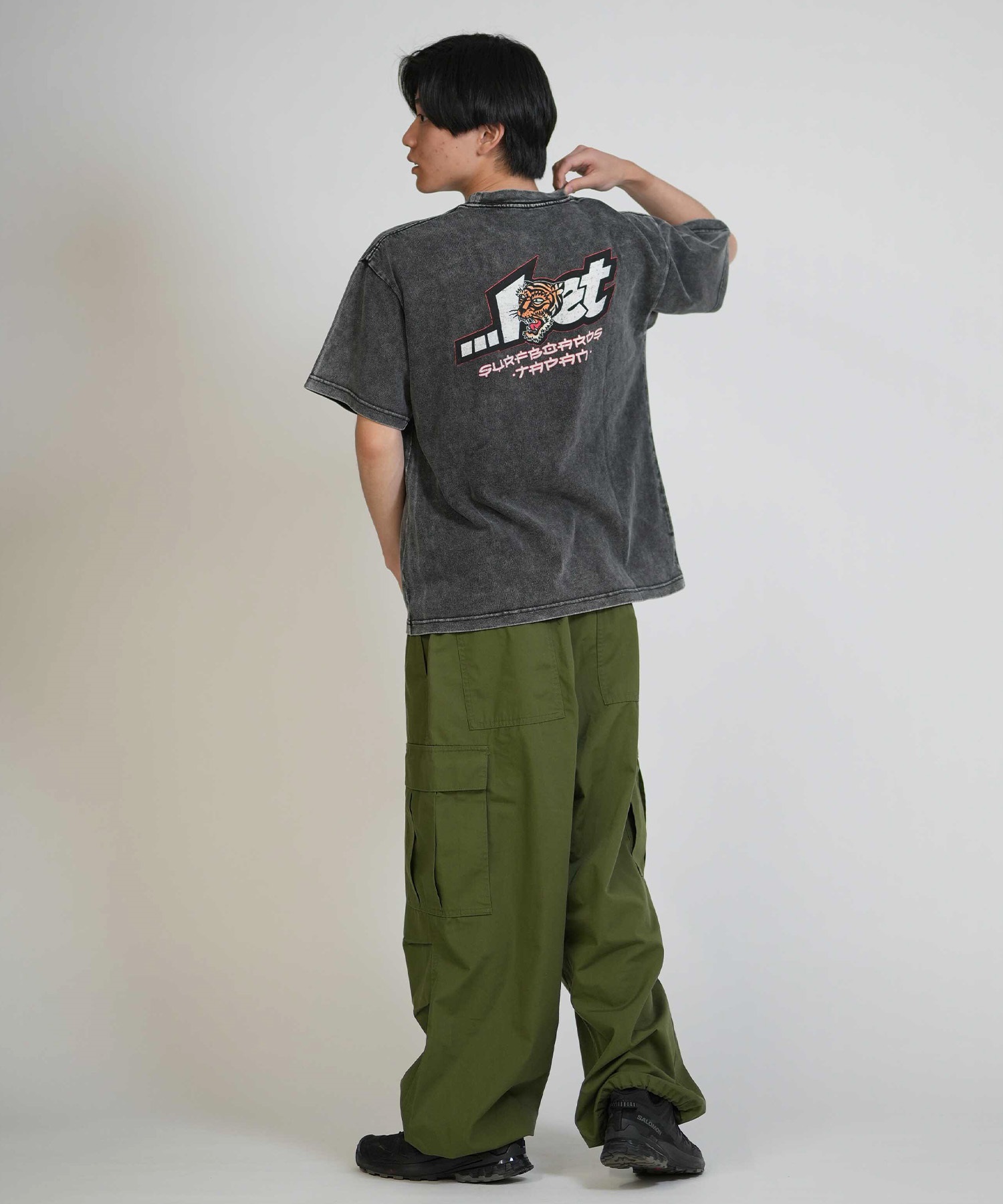 LOST ロスト 半袖 Tシャツ メンズ バックプリント JAPAN LAM TEE LM6S