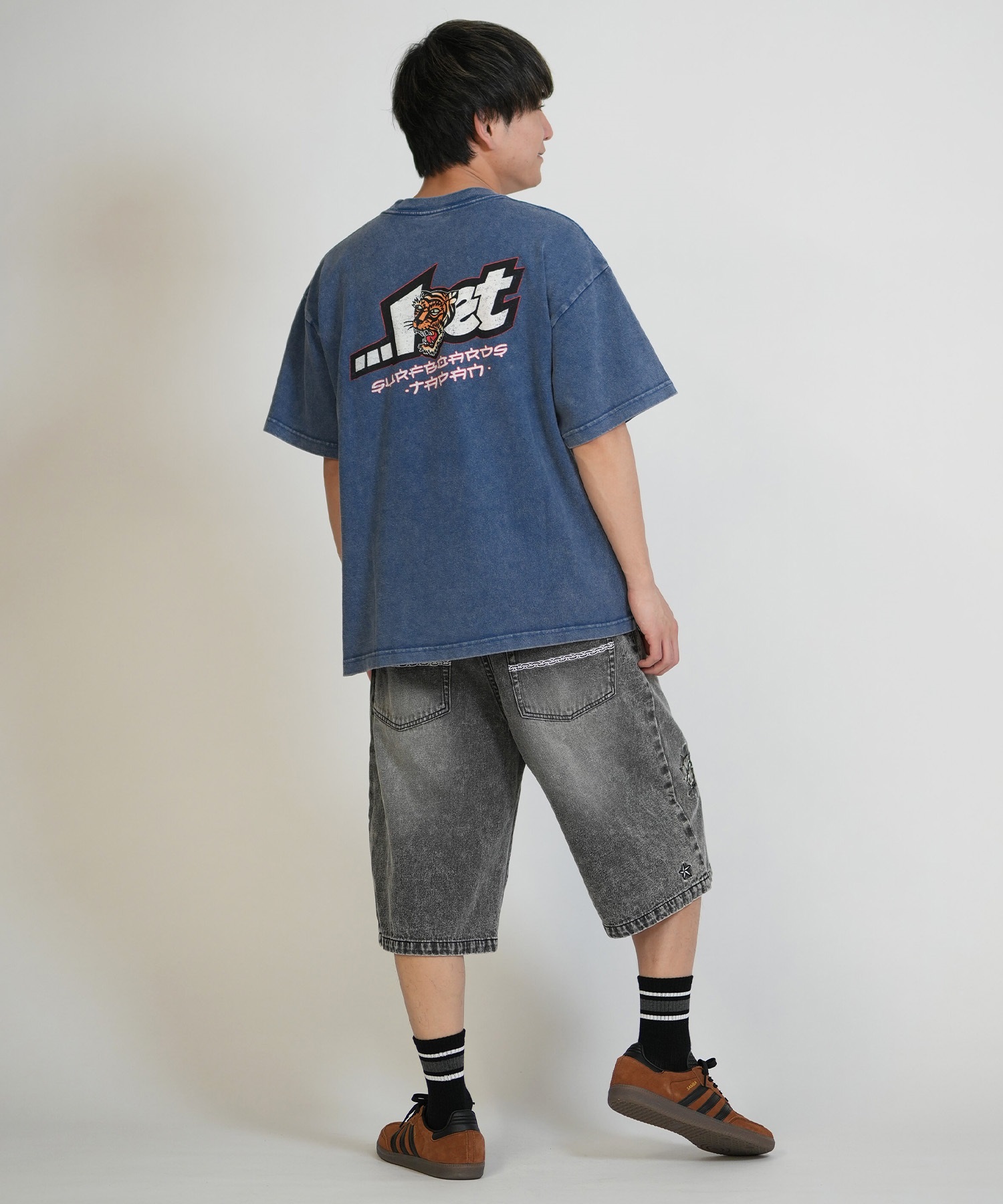 LOST ロスト 半袖 Tシャツ メンズ バックプリント JAPAN LAM TEE LM6S