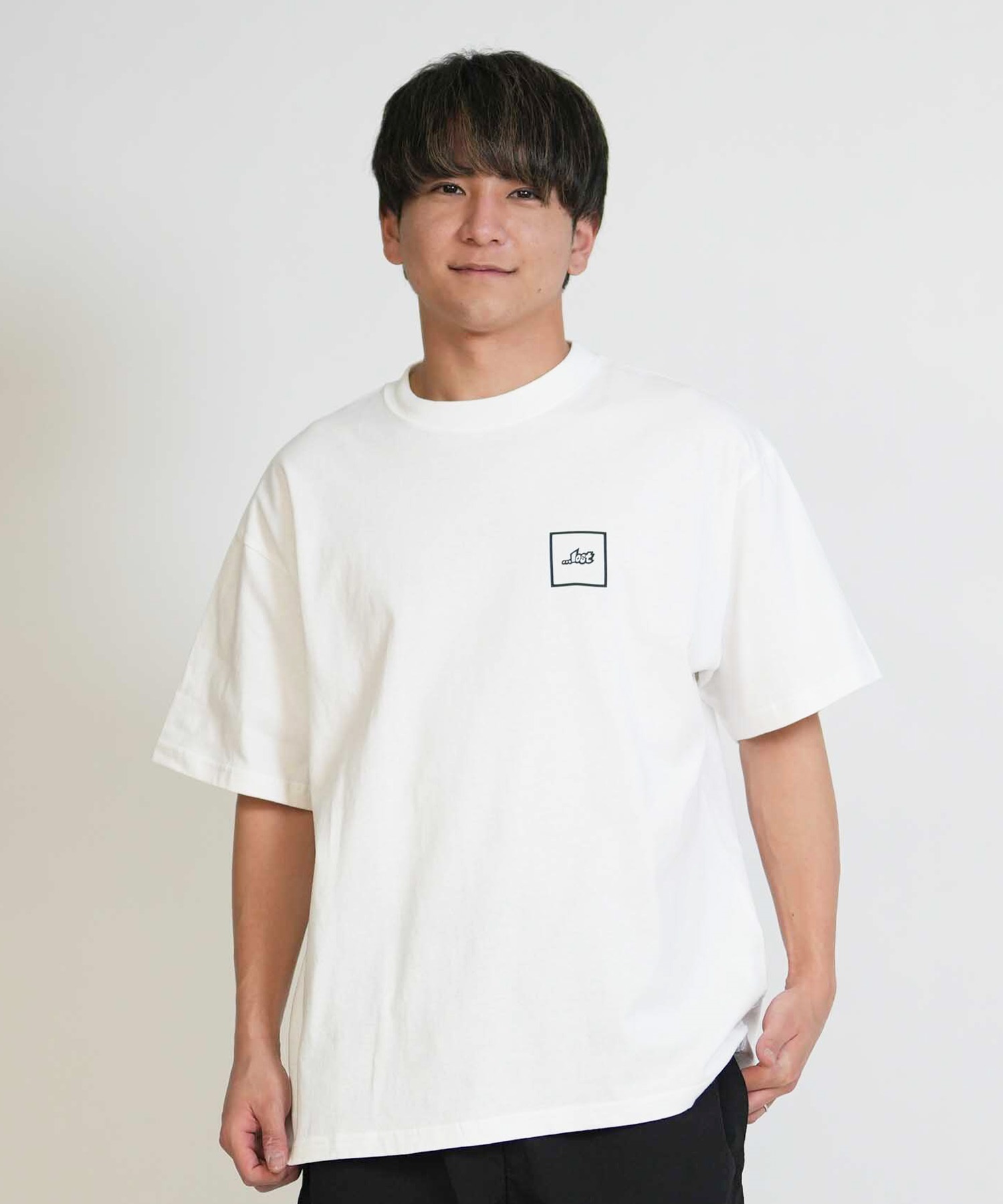 LOST ロスト 半袖 Tシャツ メンズ バックプリント MEYHEM FINE CURVES