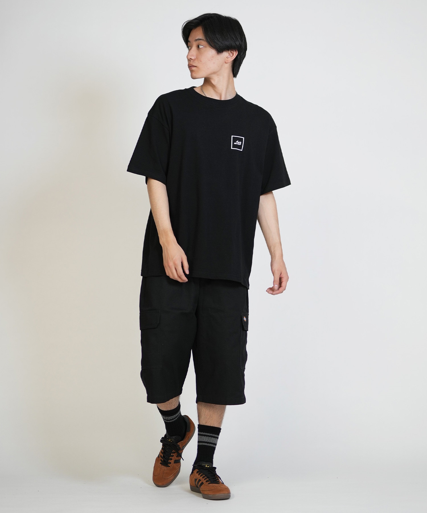 LOST ロスト 半袖 Tシャツ メンズ バックプリント MEYHEM FINE CURVES