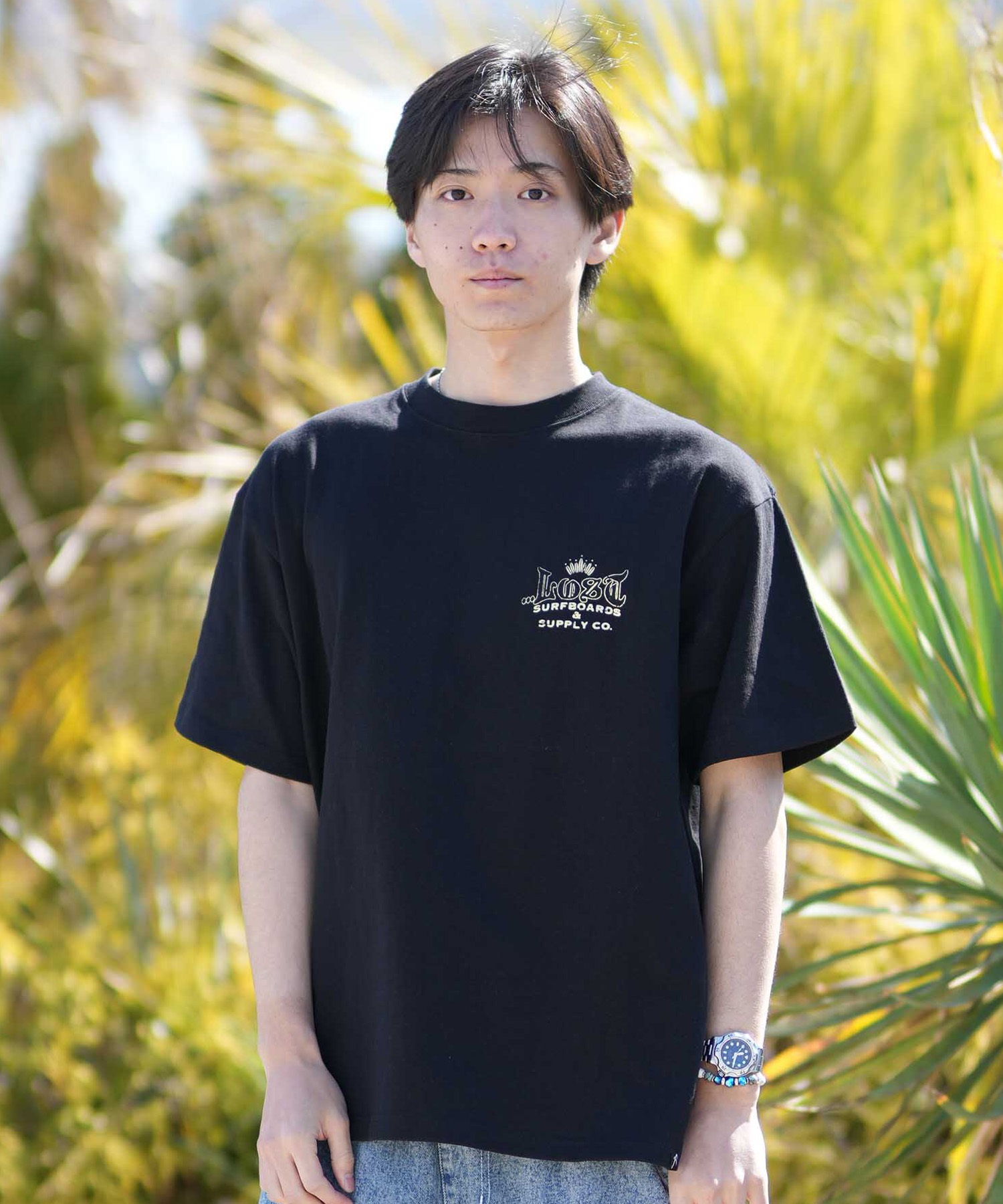 LOST ロスト 半袖 Tシャツ メンズ バックプリント THE FLOCKER TEE