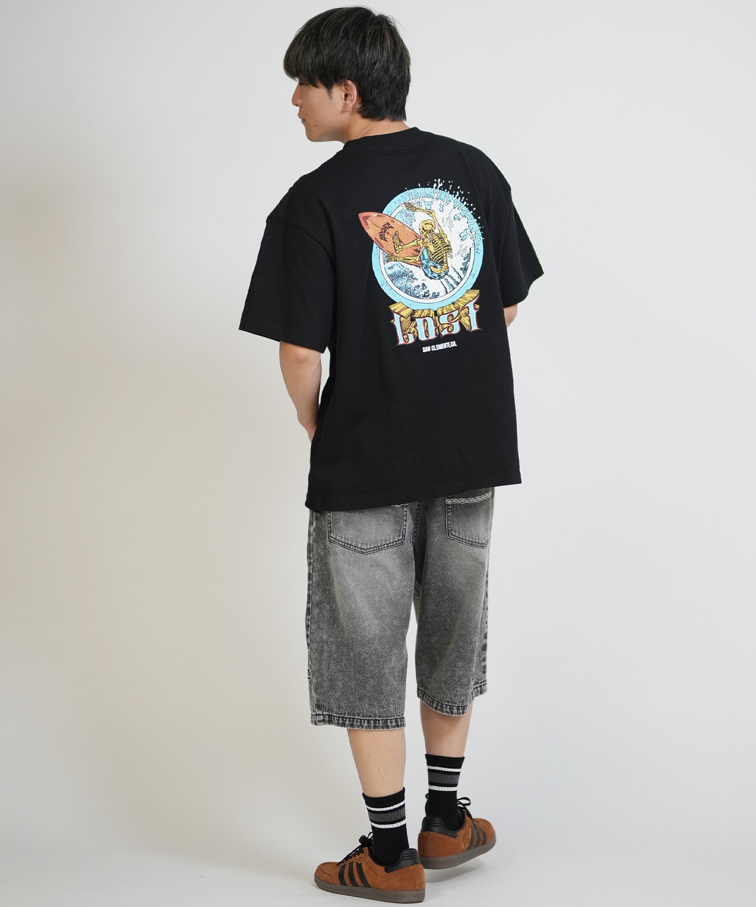 lost ロスト 半袖 Tシャツ メンズ バックプリント AXIS TEE LM6S-2114