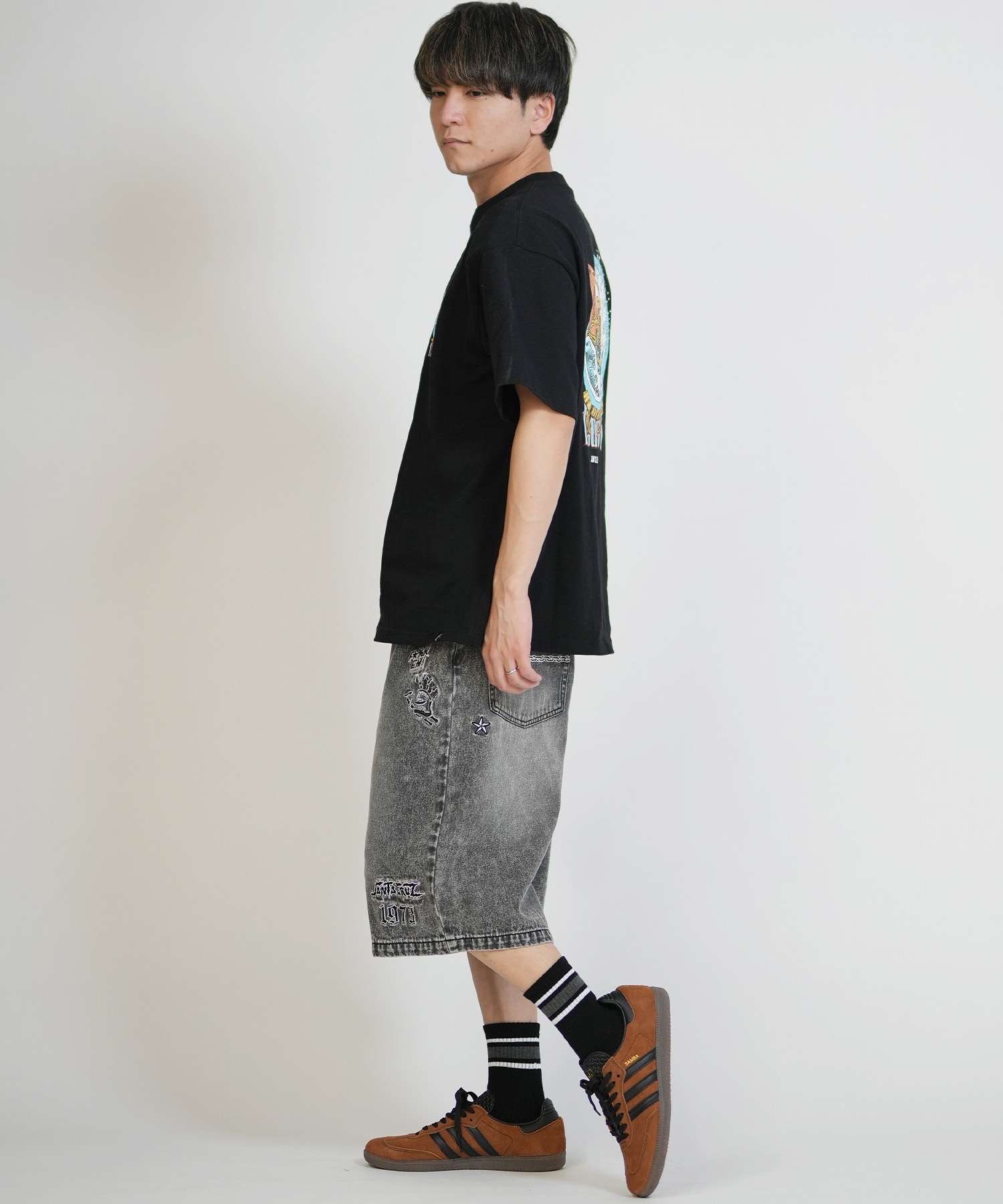 lost ロスト 半袖 Tシャツ メンズ バックプリント AXIS TEE LM6S-2114