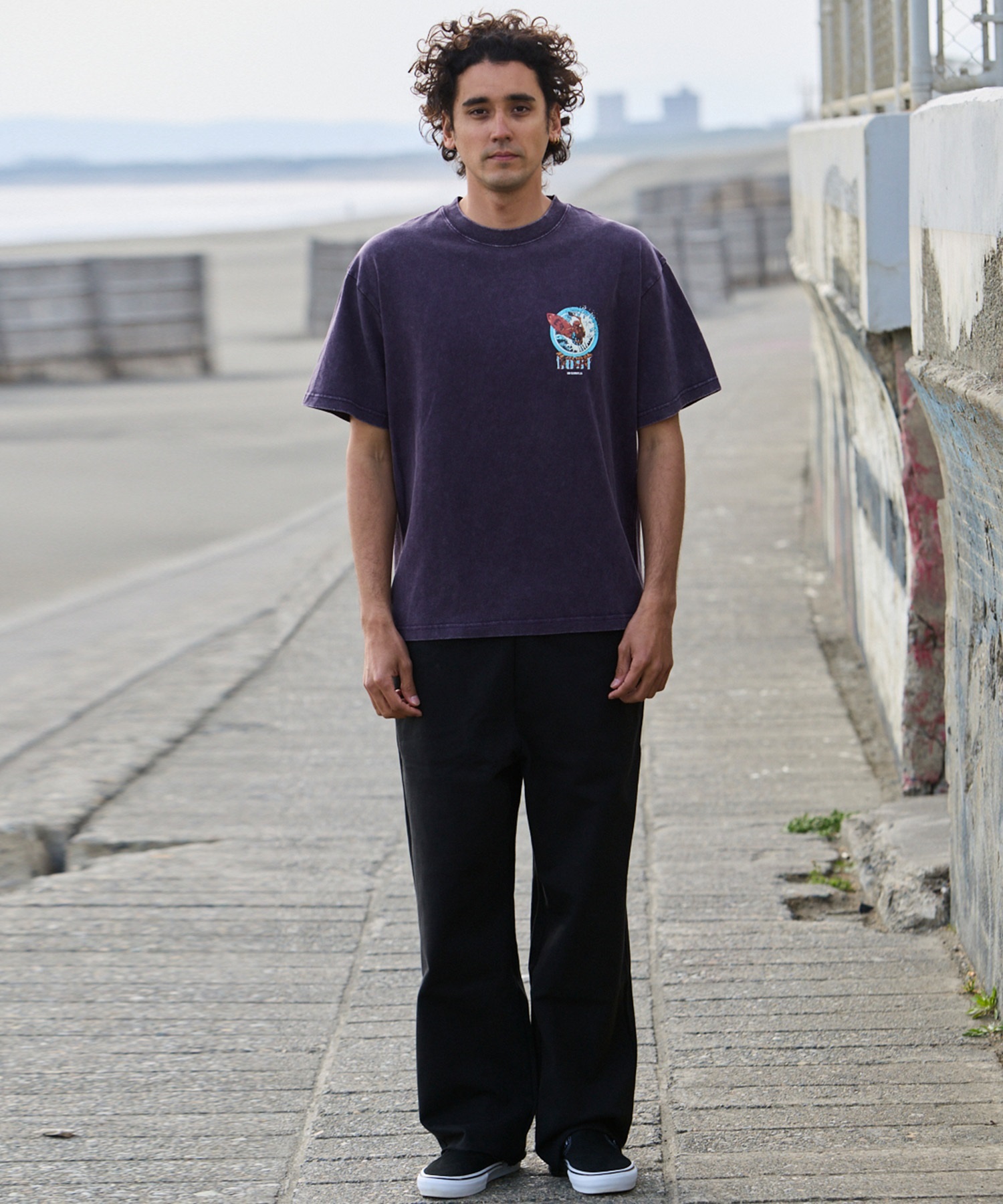 lost ロスト 半袖 Tシャツ メンズ バックプリント AXIS TEE LM6S-2114