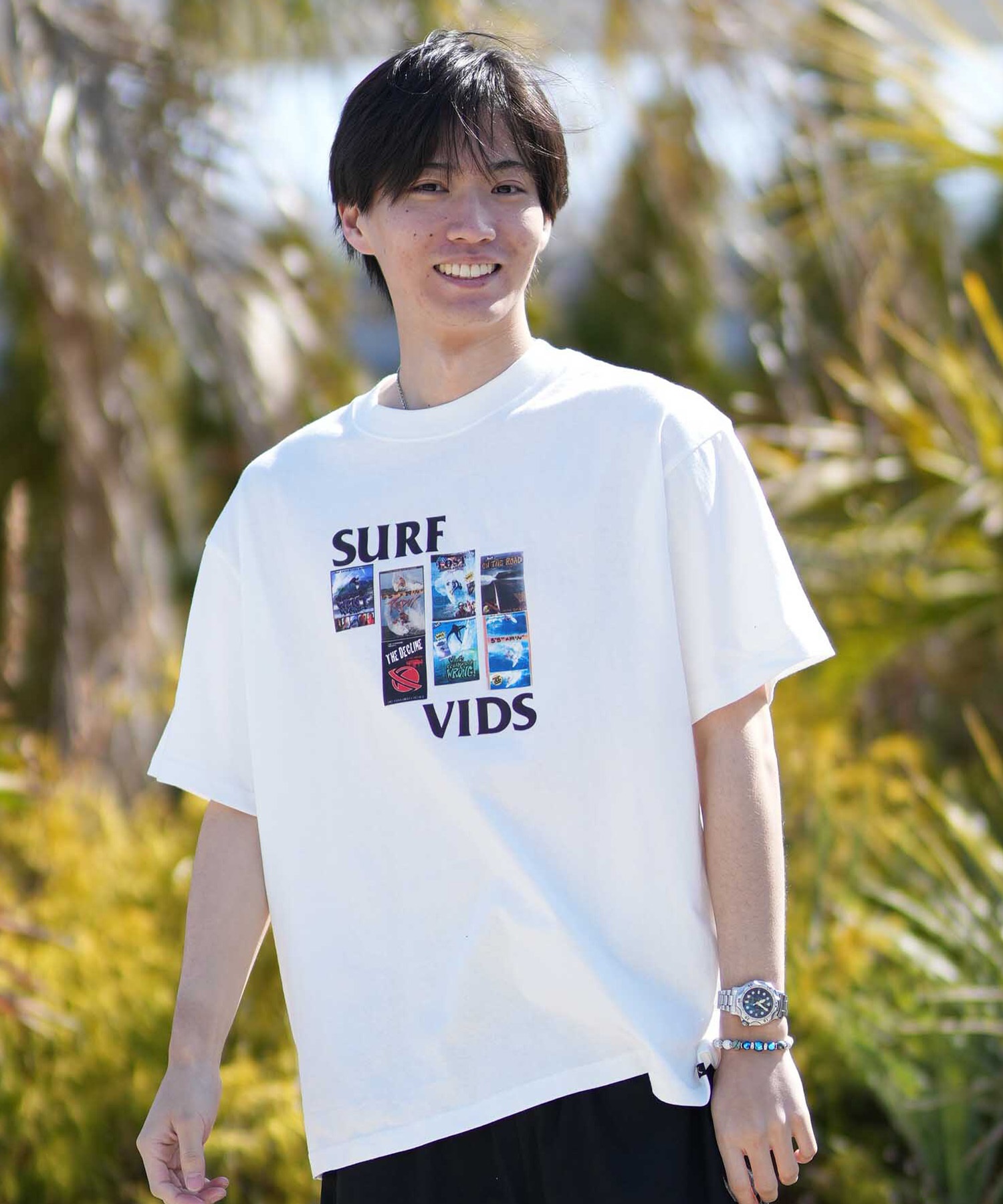 LOST ロスト 半袖 Tシャツ メンズ サーフグラフィック SURF VIDS TEE