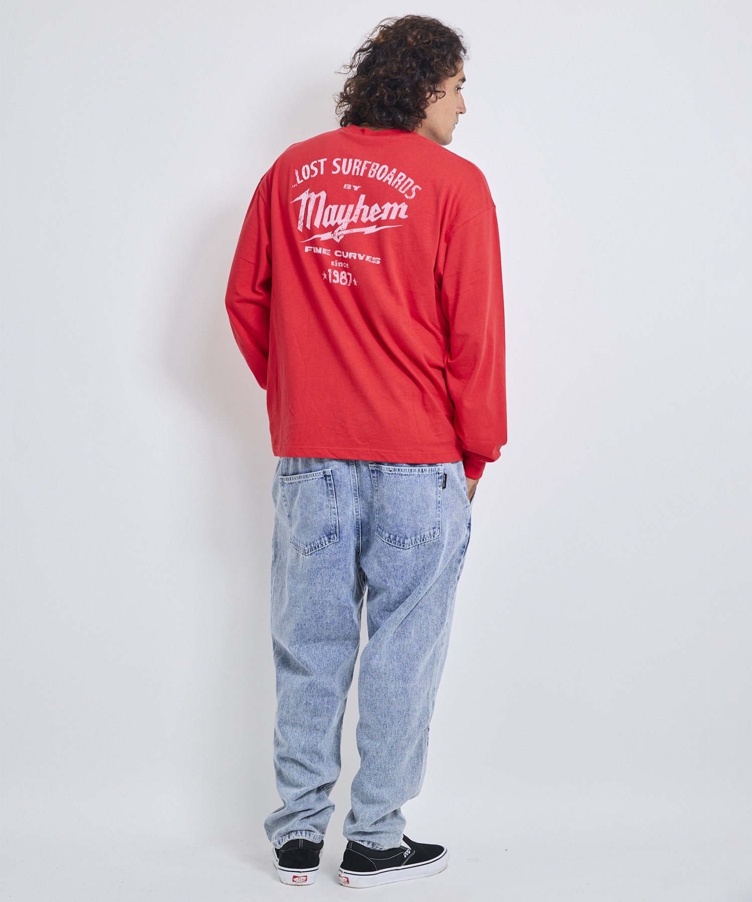 LOST ロスト 長袖 Tシャツ ロンT メンズ BUILDERS LS TEE LM6F-2206