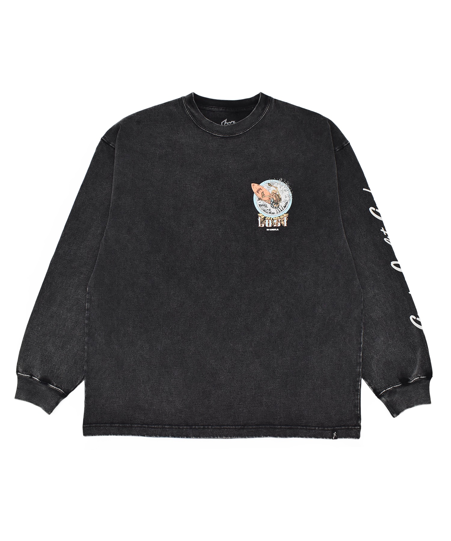 LOST ロスト 長袖 Tシャツ ロンT メンズ バックプリント AXIS LS TEE