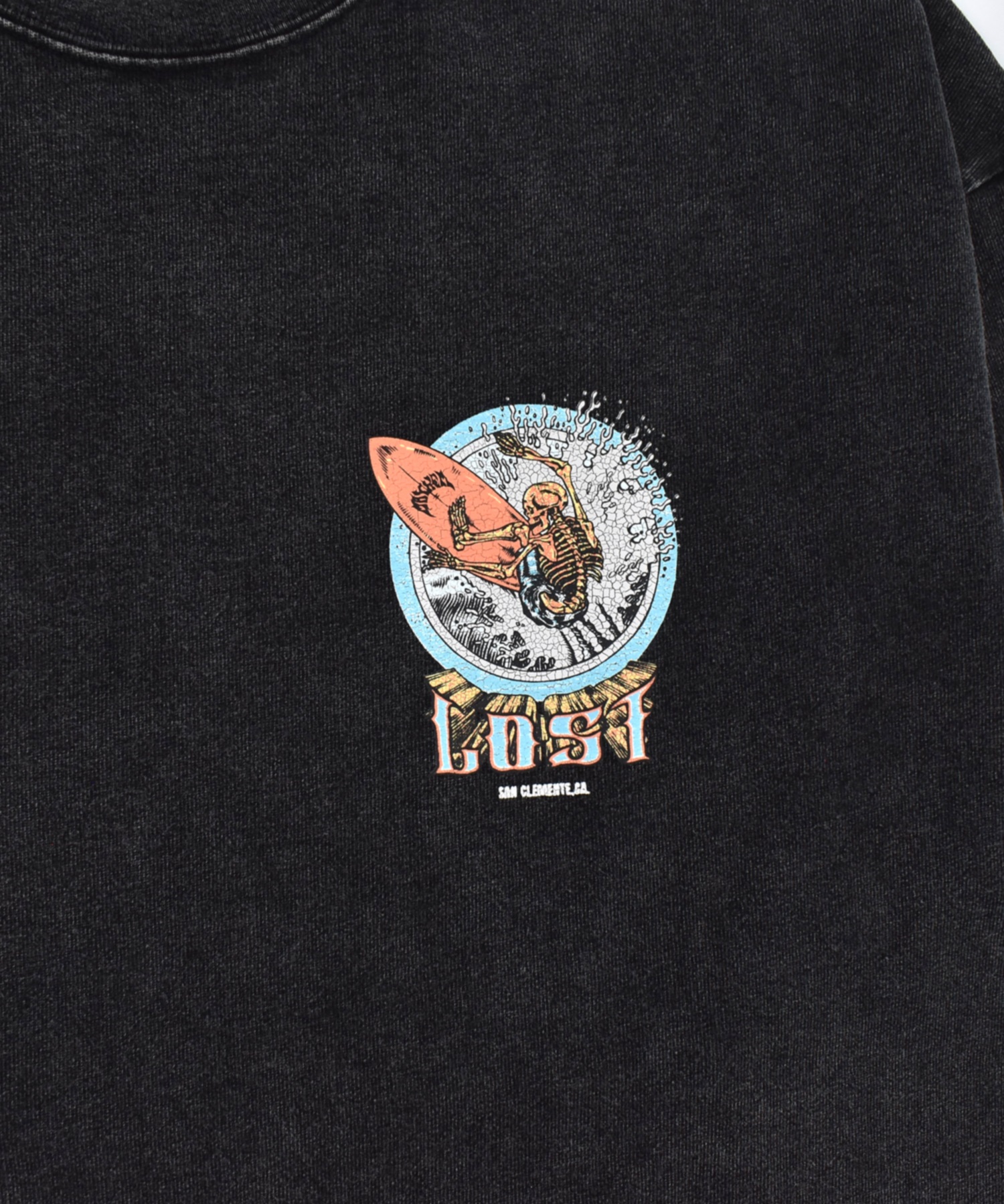 LOST ロスト 長袖 Tシャツ ロンT メンズ バックプリント AXIS LS TEE