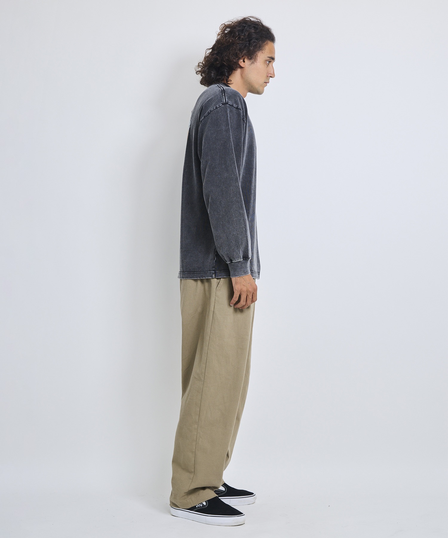 LOST ロスト 長袖 Tシャツ ロンT メンズ バックプリント AXIS LS TEE