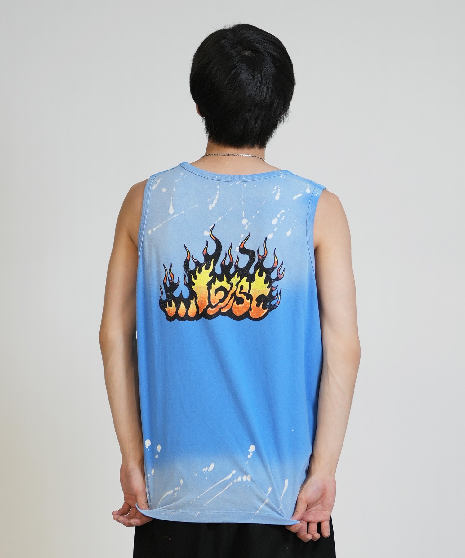 LOST ロスト タンクトップ メンズ バックプリント FLAME LAM TANK LM6S