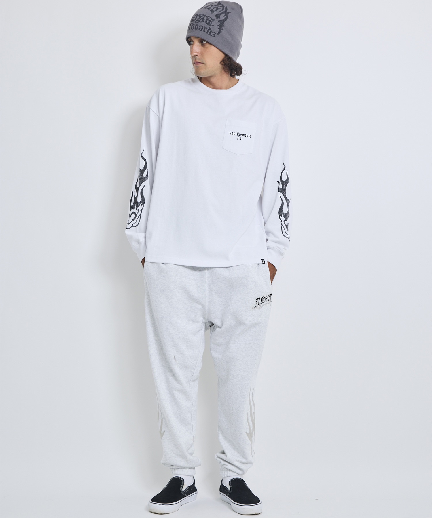LOST ロスト ロングパンツ メンズ スウェット パンツ DAGGER SWEAT