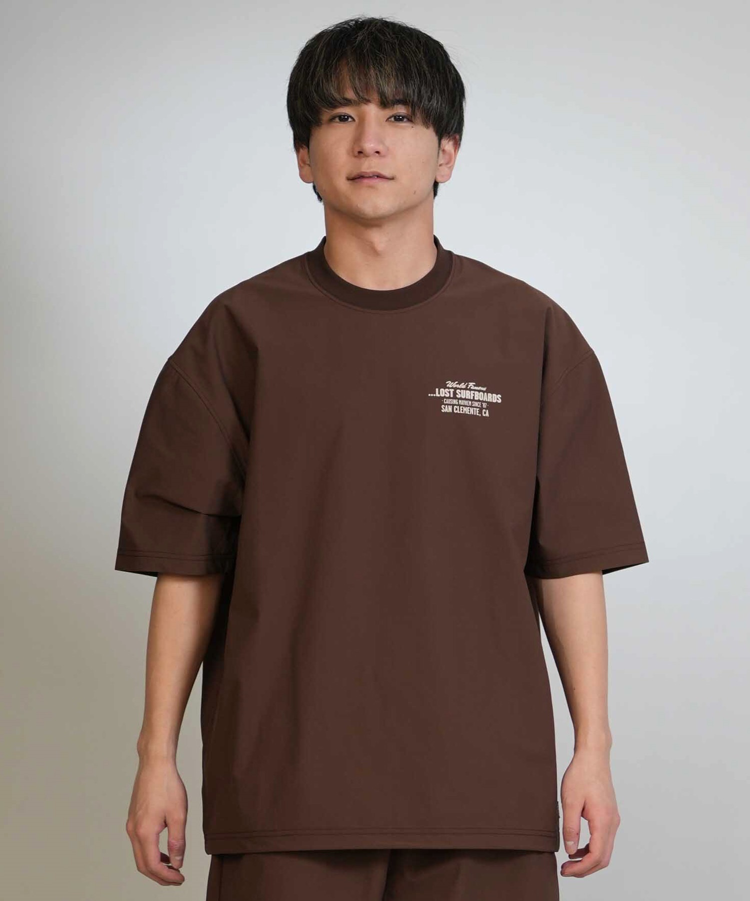 LOST ロスト 水着 ラッシュガード 半袖 Tシャツ メンズ UVカット 吸汗