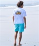 LOST ロスト 水着 ラッシュガード メンズ 半袖 Tシャツ UVカット 速乾 ストレッチ 水陸両用 LM6S-4302(WHT-M)