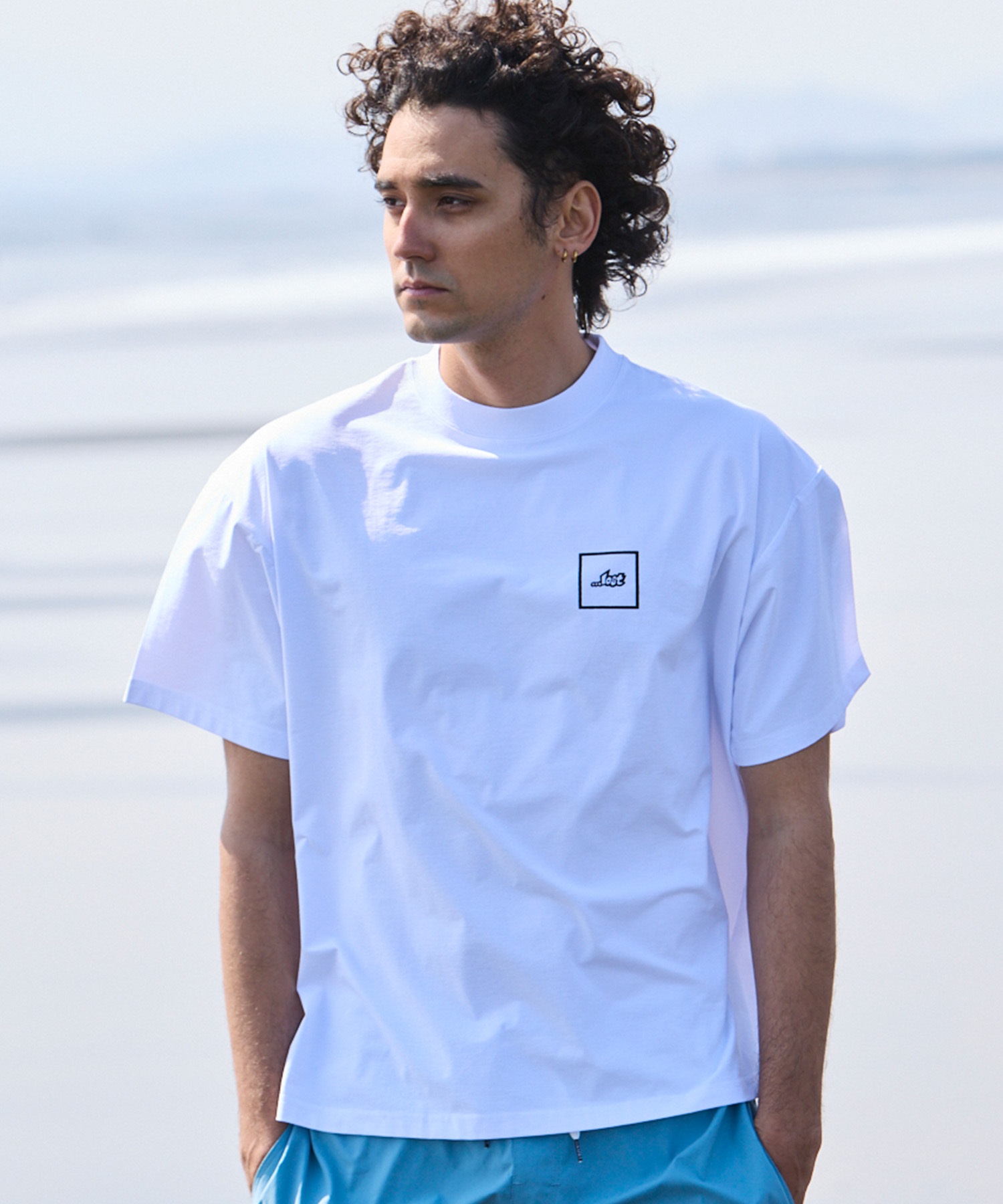 LOST ロスト 水着 ラッシュガード メンズ 半袖 Tシャツ UVカット 速乾 ストレッチ 水陸両用 LM6S-4304(WHT-M)