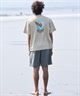 LOST ロスト 水着 ラッシュガード メンズ 半袖 Tシャツ UVカット 速乾 ストレッチ 水陸両用 LM6S-4305(WHT-M)