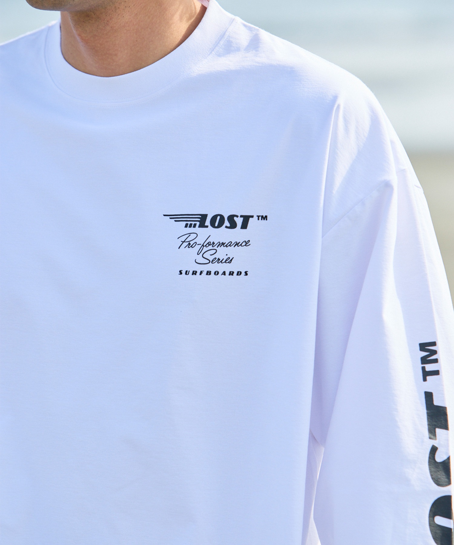 LOST ロスト 水着 ラッシュガード メンズ 長袖 Tシャツ ロンT UVカット