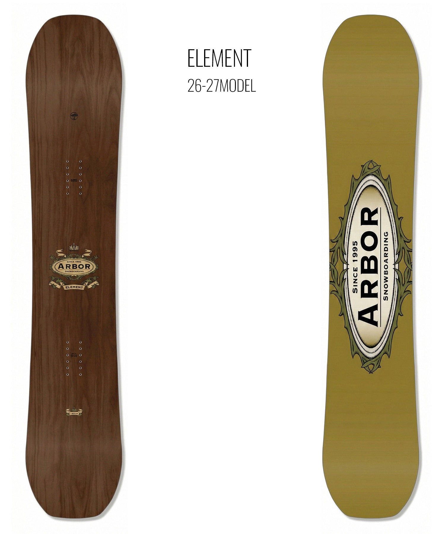 ARBOR アーバー エレメント ELEMENT スノーボード 板 フリー