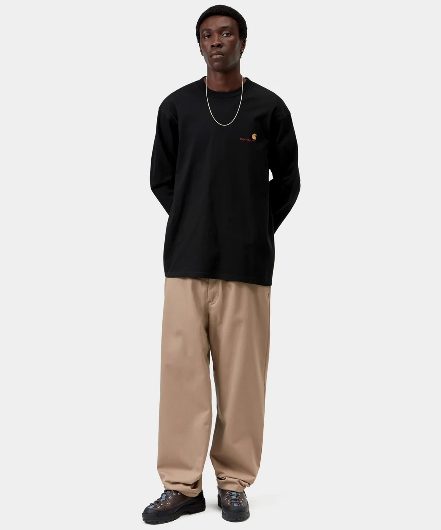 Carhartt カーハート 長袖 Tシャツ ロンT メンズ ワンポイント ロゴ